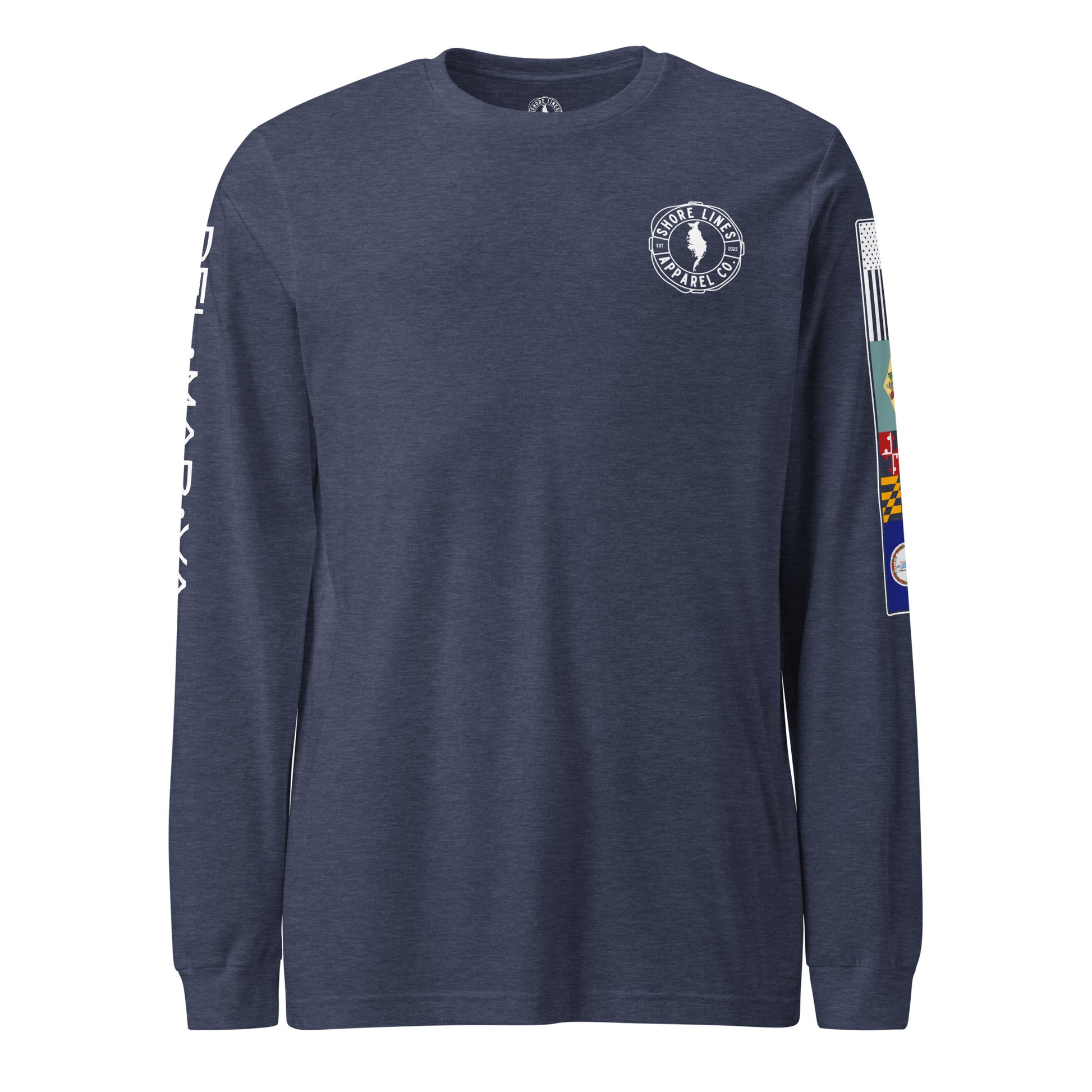 The First State | Core LS P-navy-Shore Lines Apparel Co.