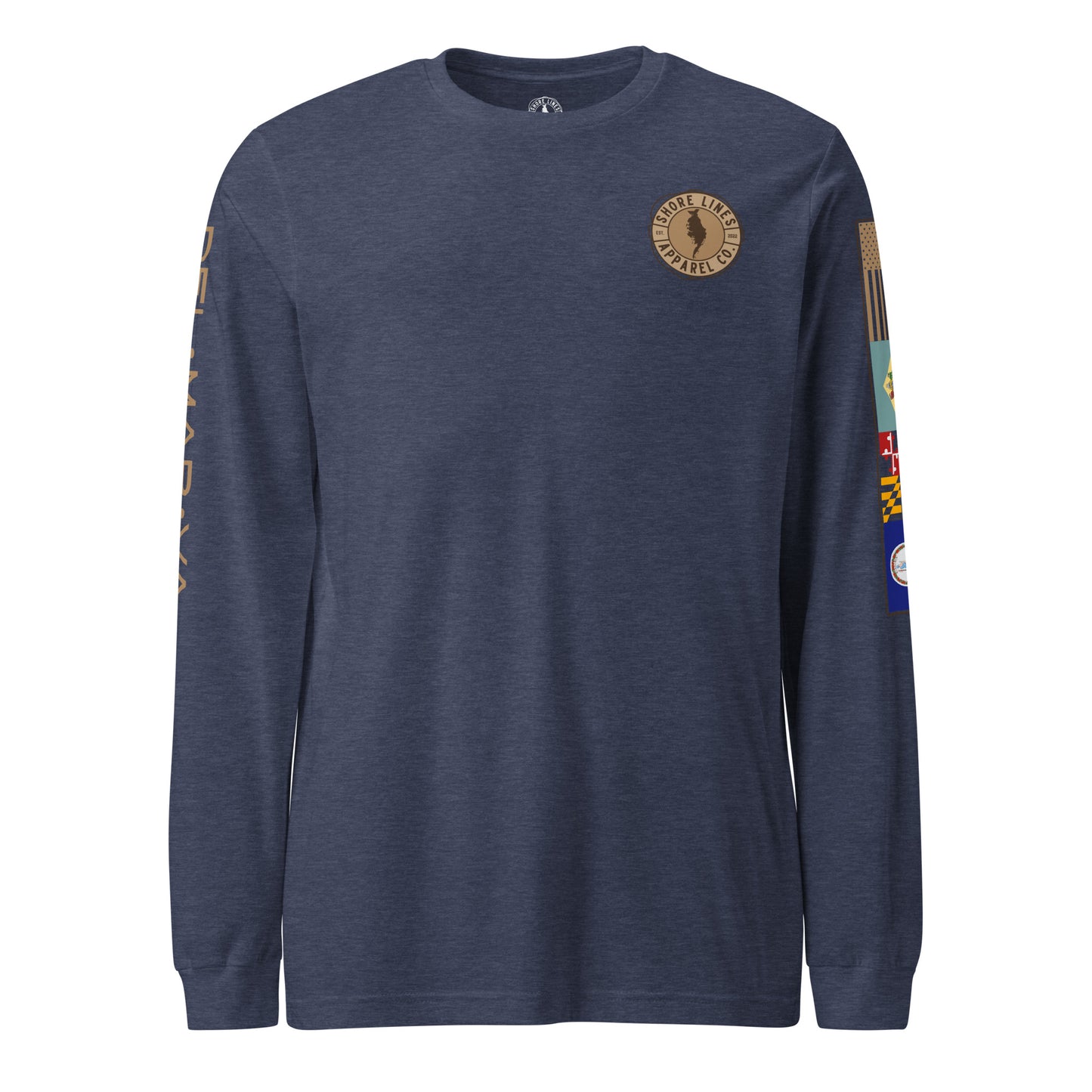 Shore Lines™ Espresso | Core LS P-navy-Shore Lines Apparel Co.