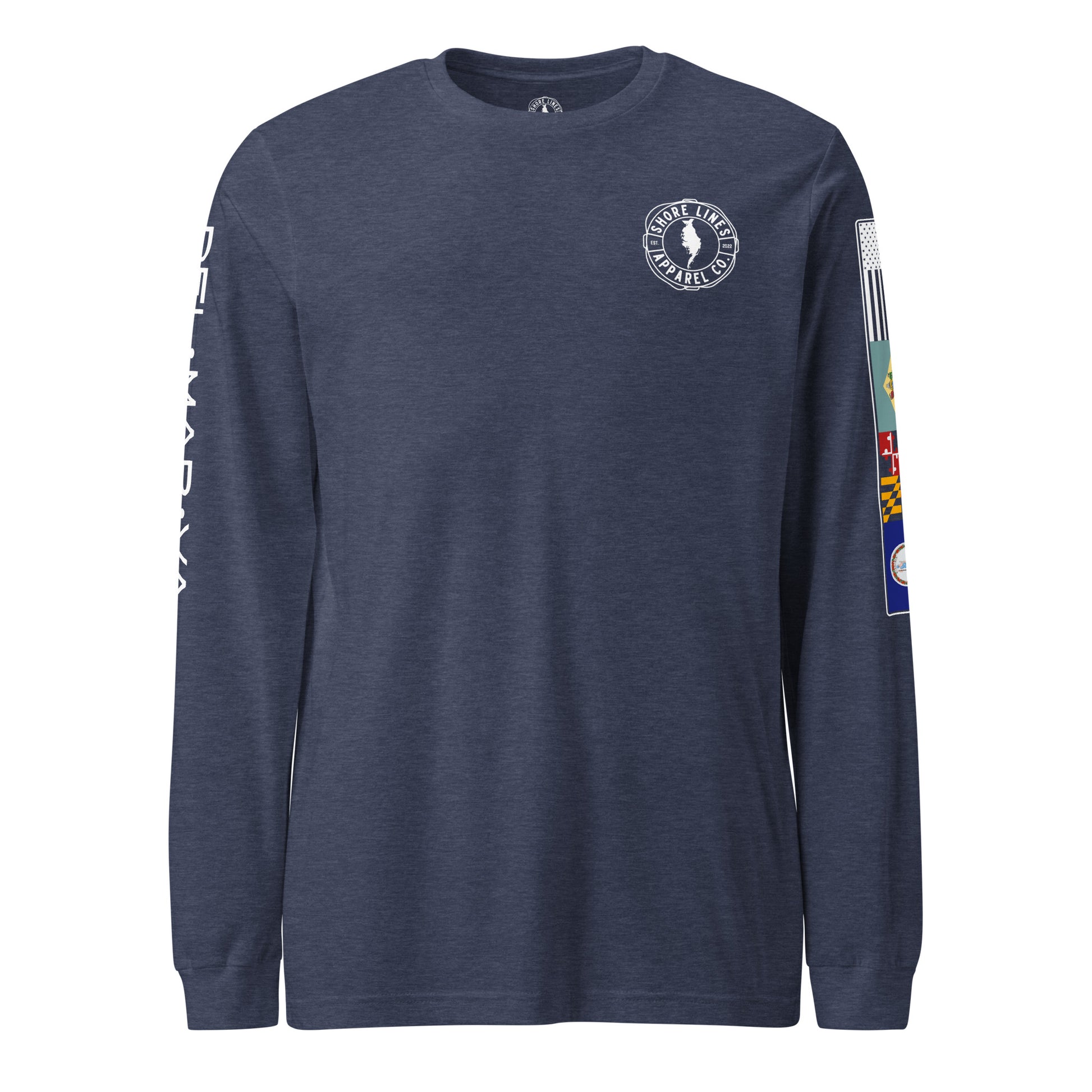 Shuckin A | Core LS P-navy-Shore Lines Apparel Co.