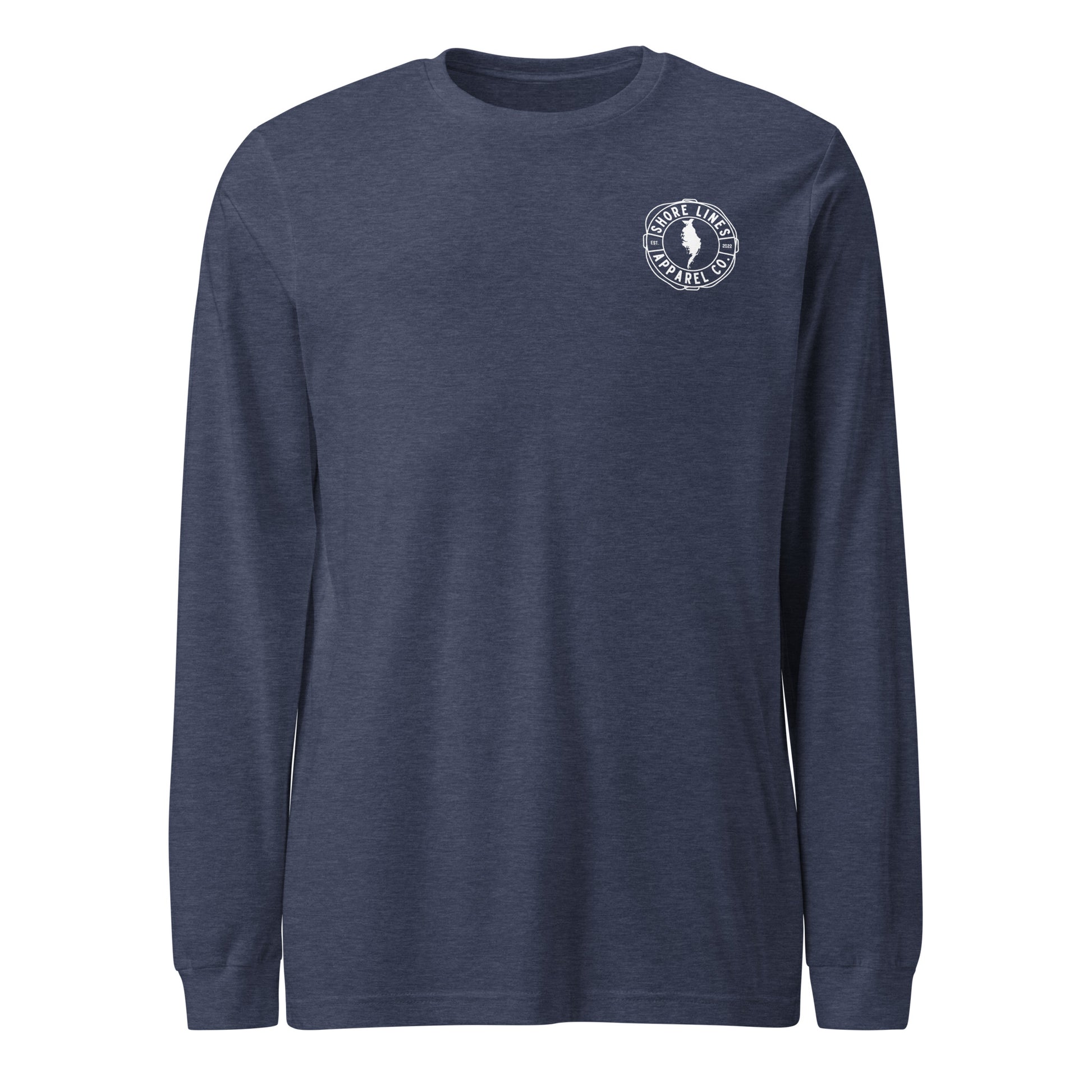Shuckin A | Core LS-navy-Shore Lines Apparel Co.