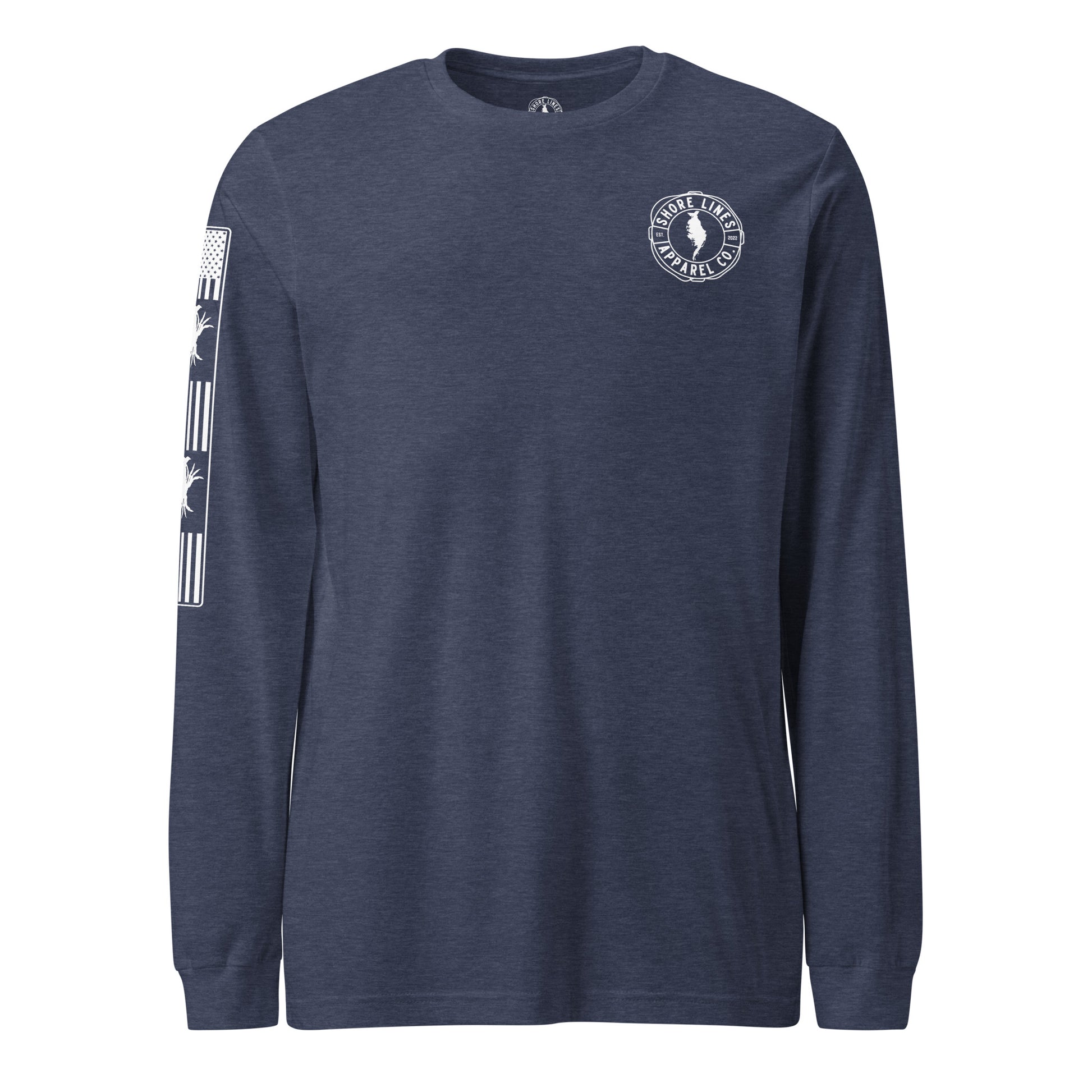 Eastern Shore Hard Knock | Long Sleeve P-navy-Shore Lines Apparel Co.