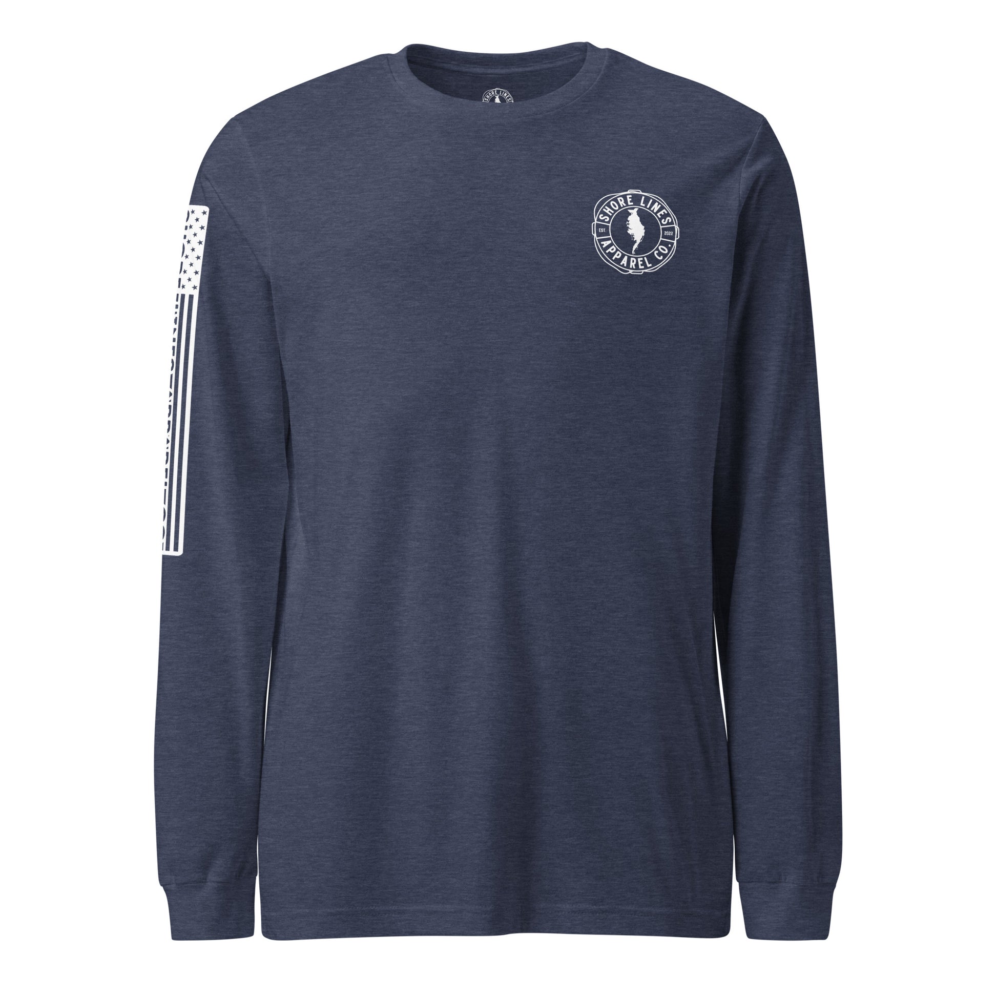 The Right Side CBBT | Long Sleeve P-navy-Shore Lines Apparel Co.