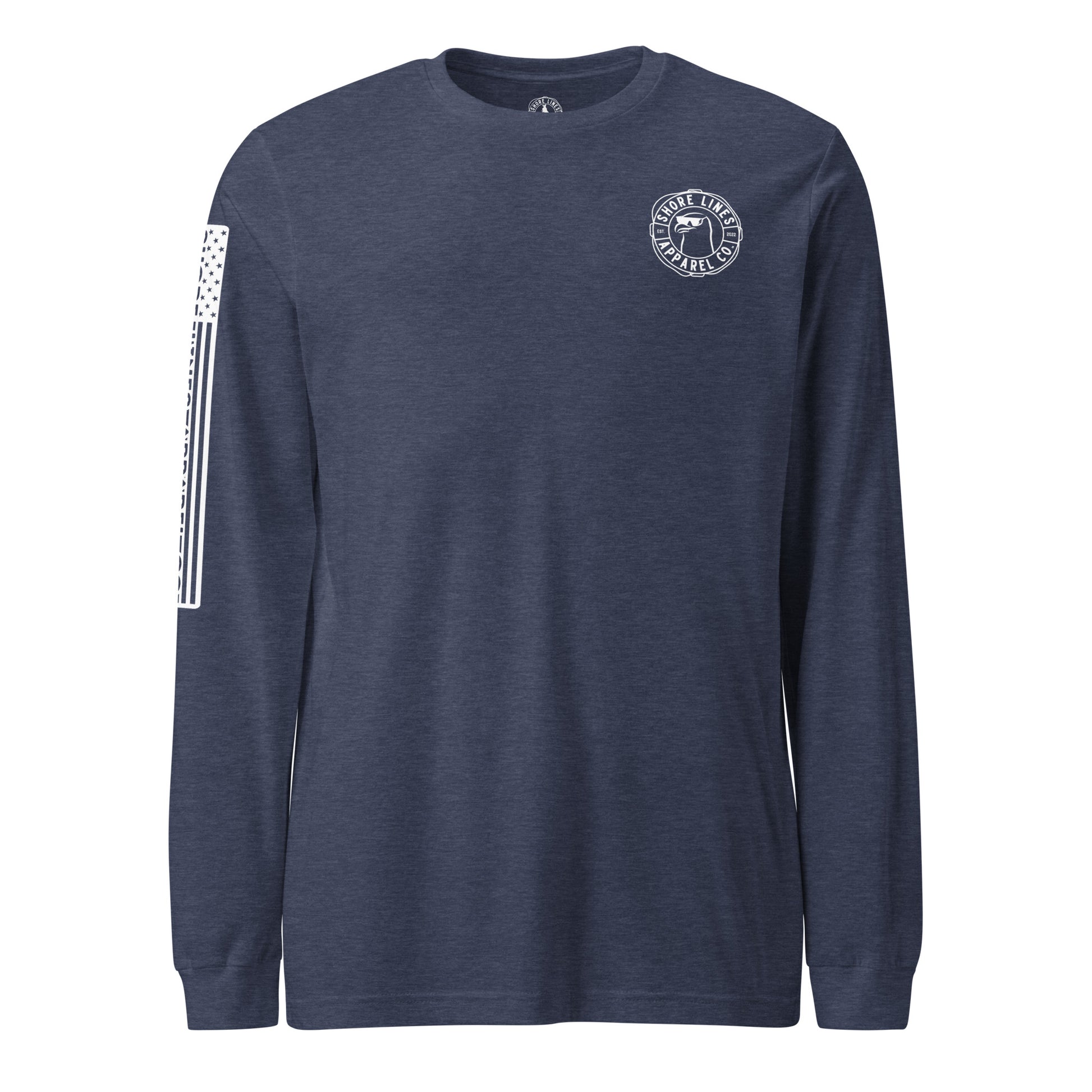 Live Off the Land | Long Sleeve P-navy-Shore Lines Apparel Co.™