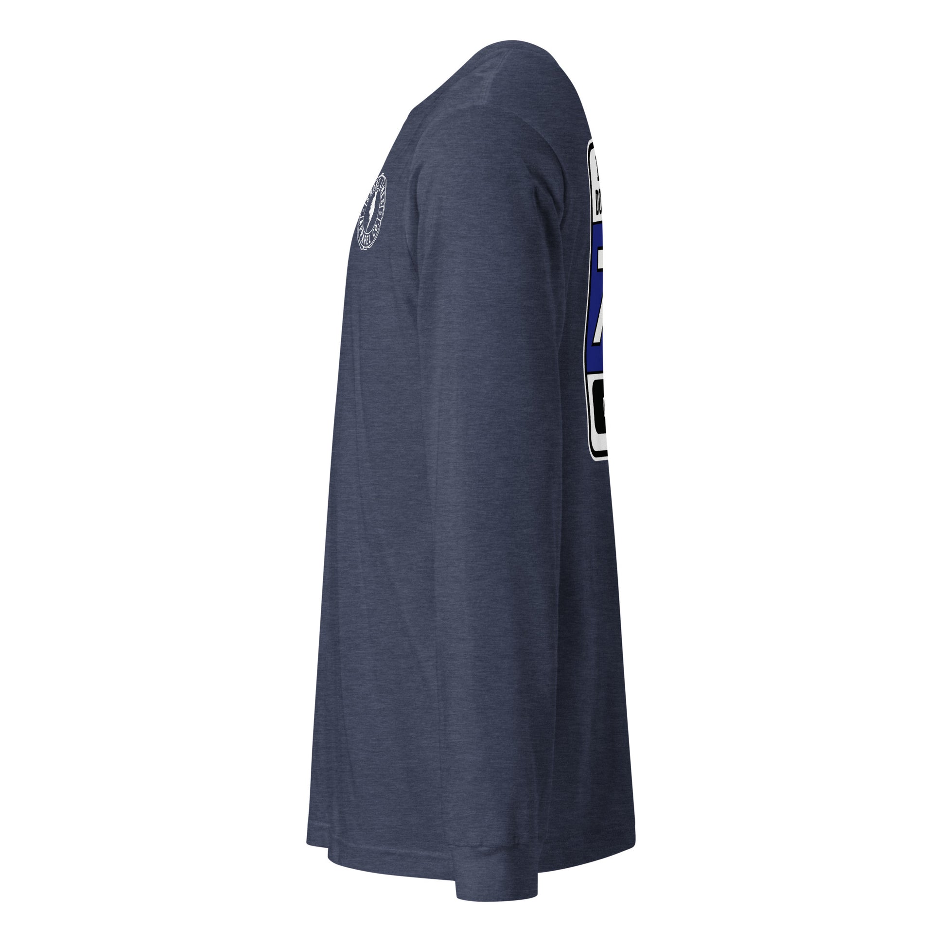 757 Area Code | Core LS-heathernavy-Shore Lines Apparel Co.