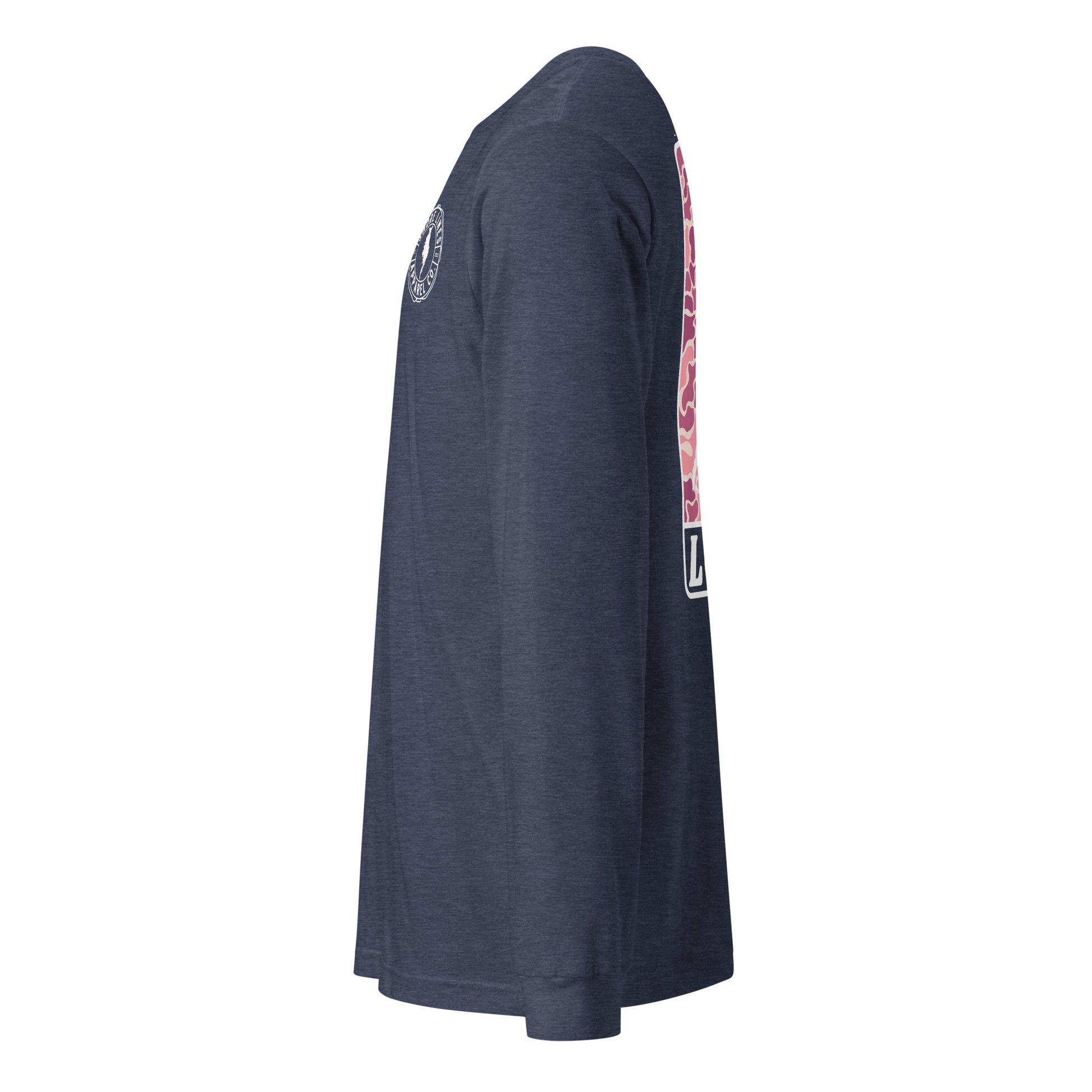 LOCAL (pink) | Long Sleeve P-navy-Shore Lines Apparel Co.
