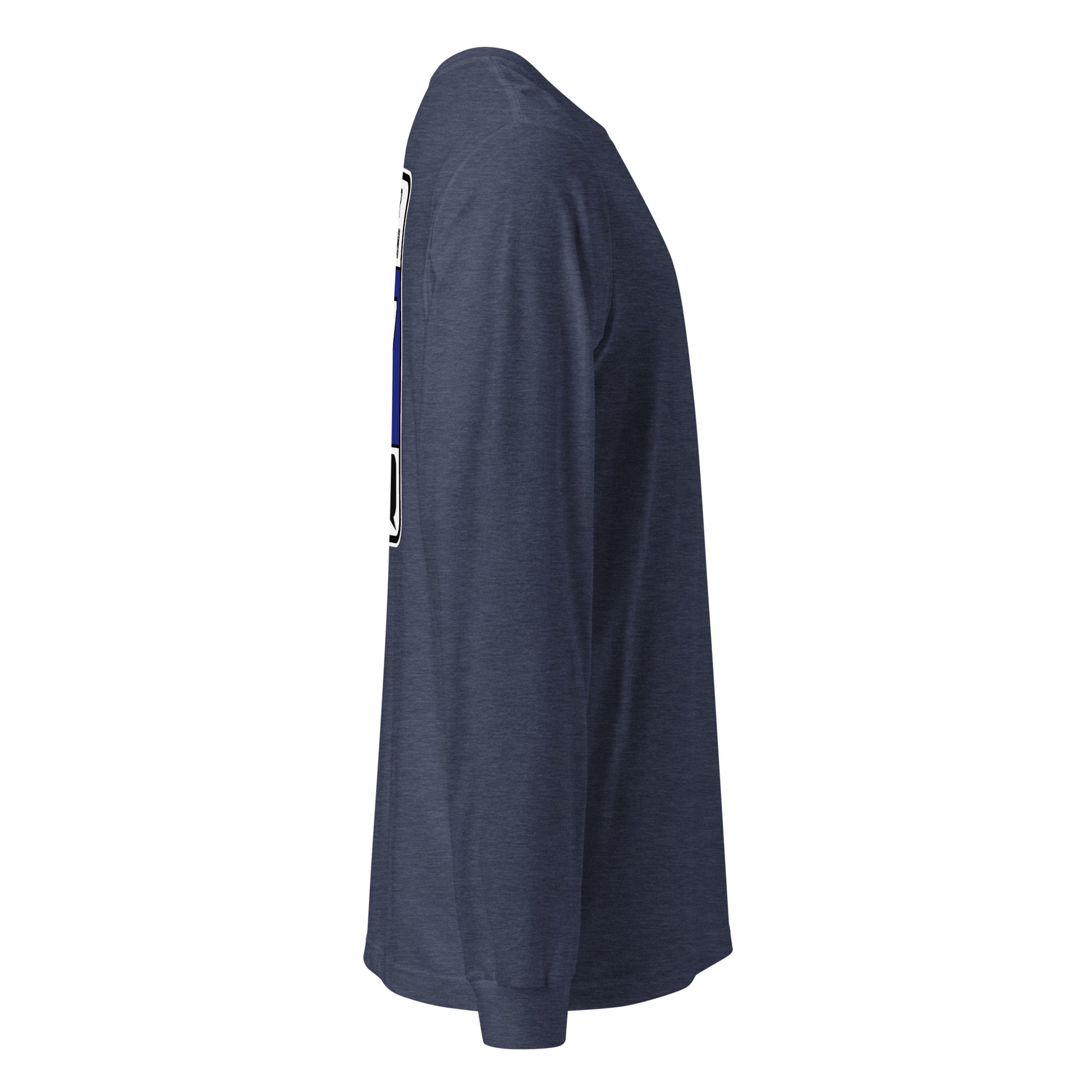 757 Area Code | Core LS-heathernavy-Shore Lines Apparel Co.