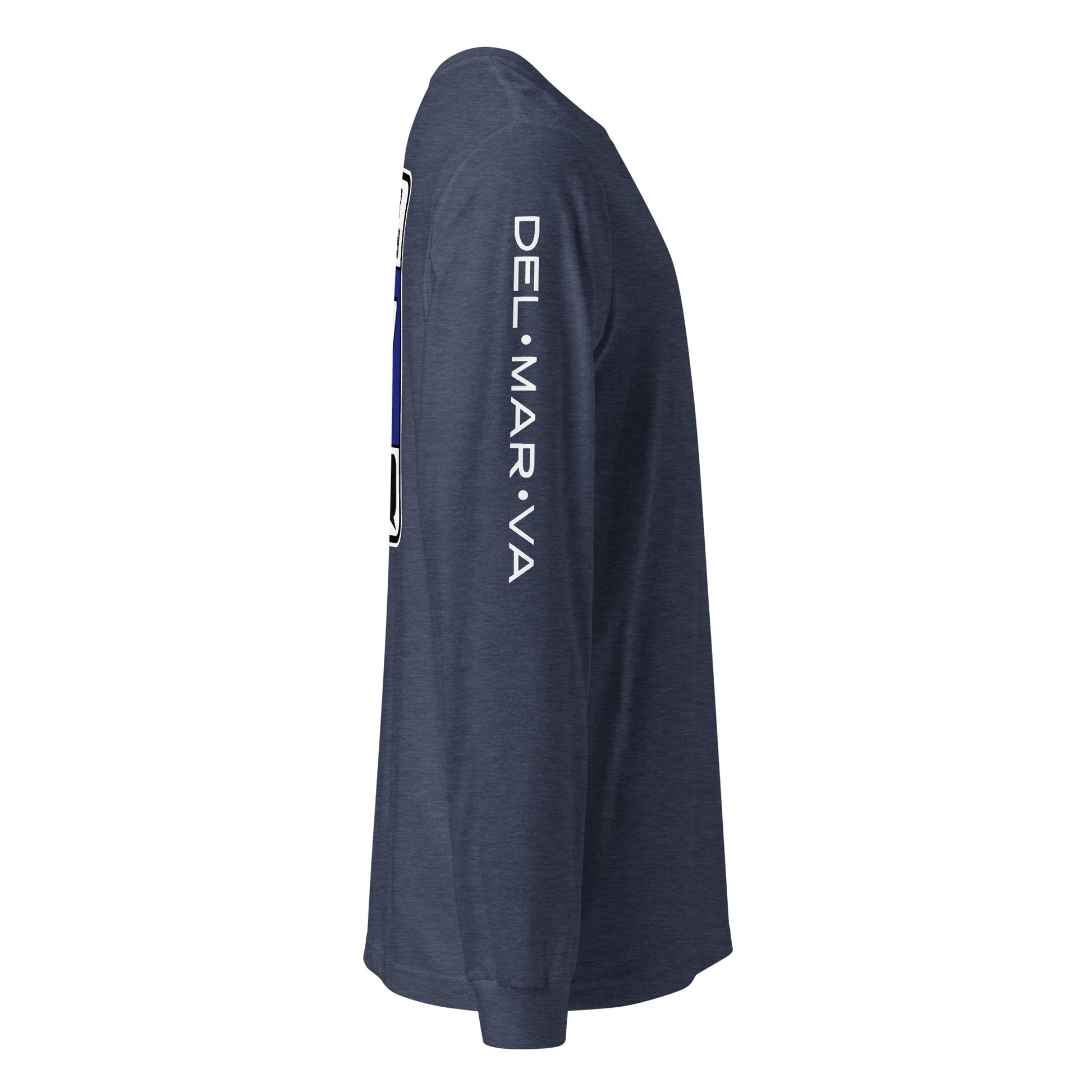 757 Area Code | Core LS P-heathernavy-Shore Lines Apparel Co.