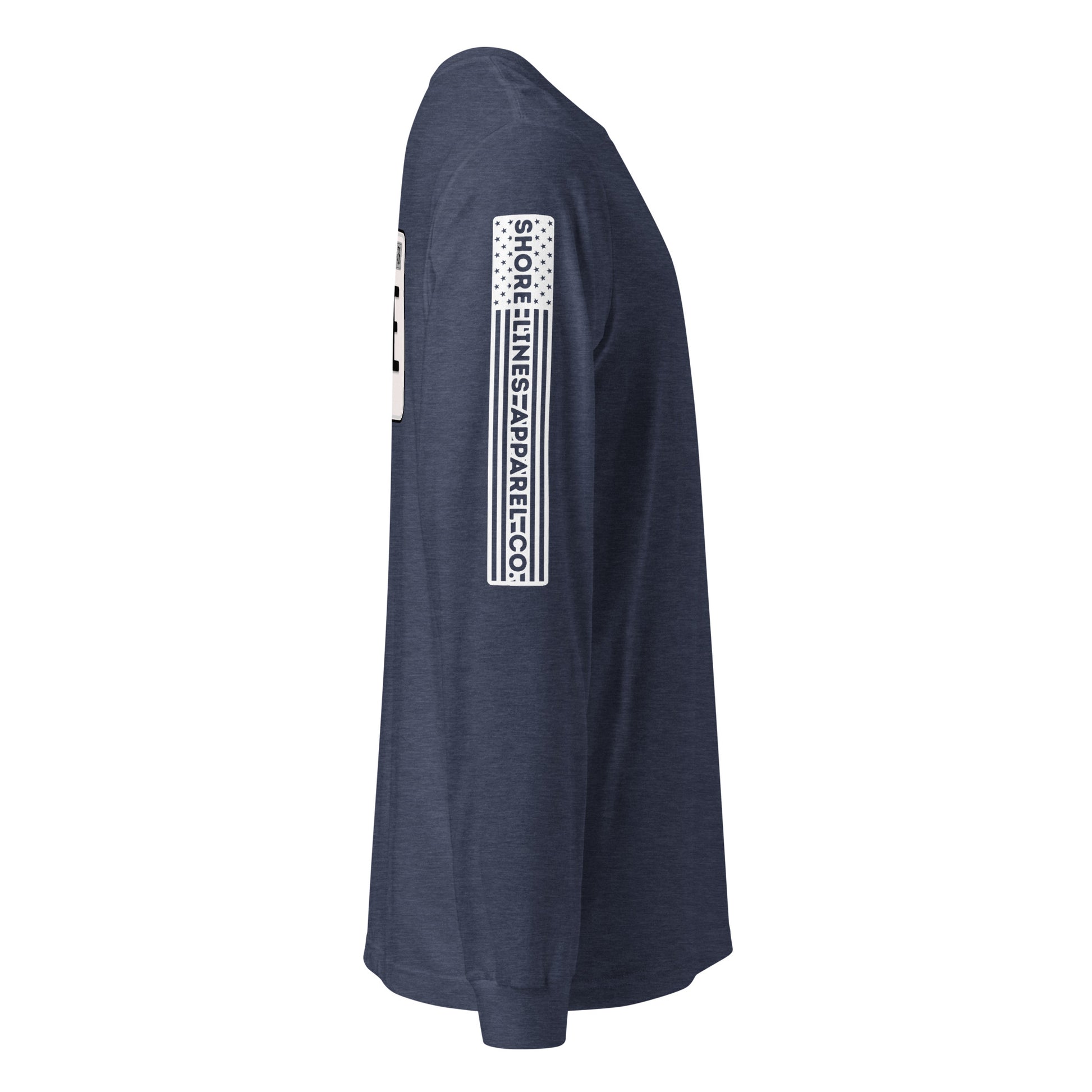 License Plate | Long Sleeve P-navy-Shore Lines Apparel Co.