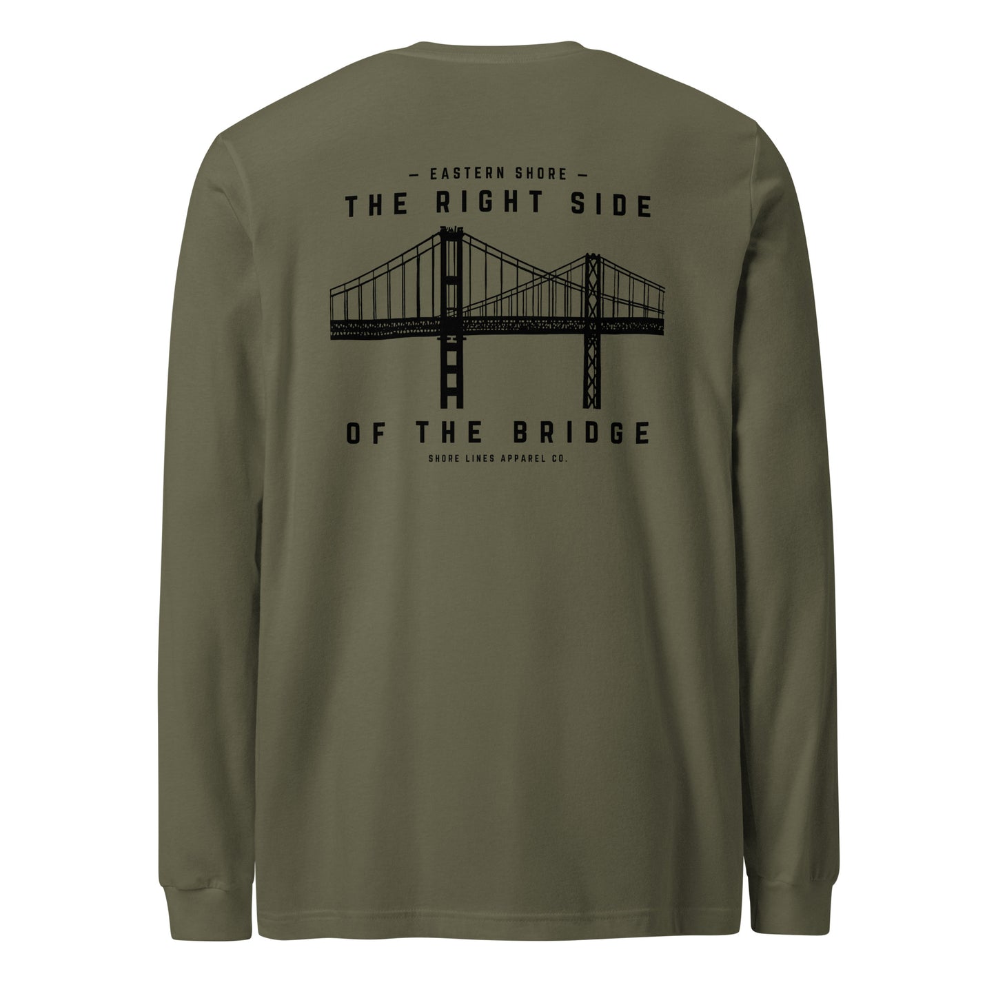 The Right Side | Core LS-militarygreen-Shore Lines Apparel Co.