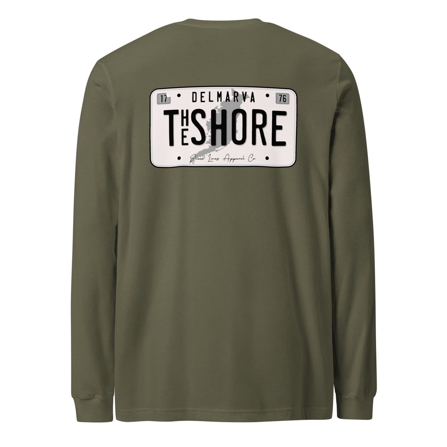 License Plate | Core LS-militarygreen-Shore Lines Apparel Co.