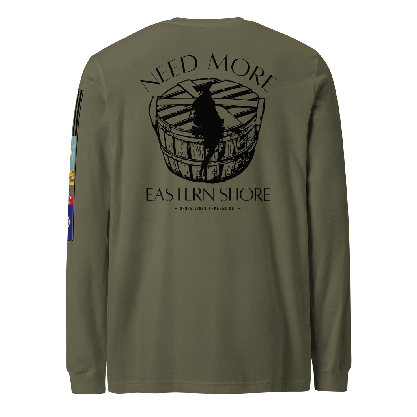 Need More Eastern Shore | LS P-militarygreen-Shore Lines Apparel Co.