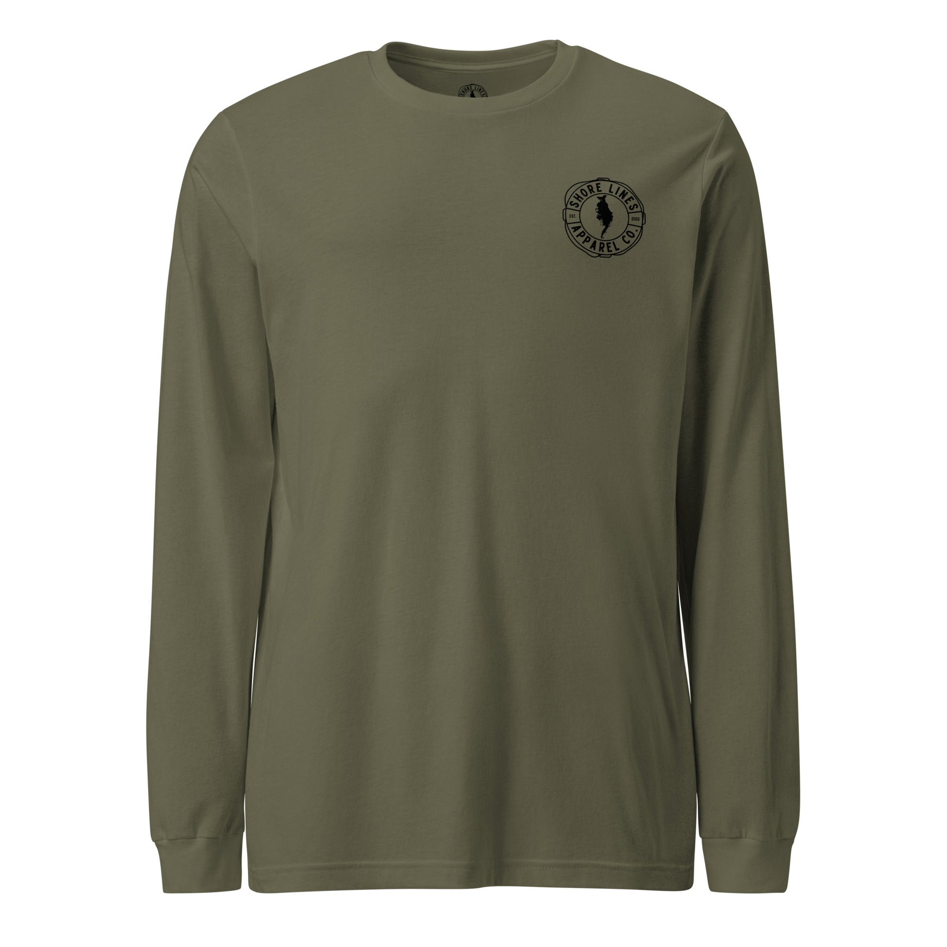 Wild Ponies and NASA | Core LS-militarygreen-Shore Lines Apparel Co.