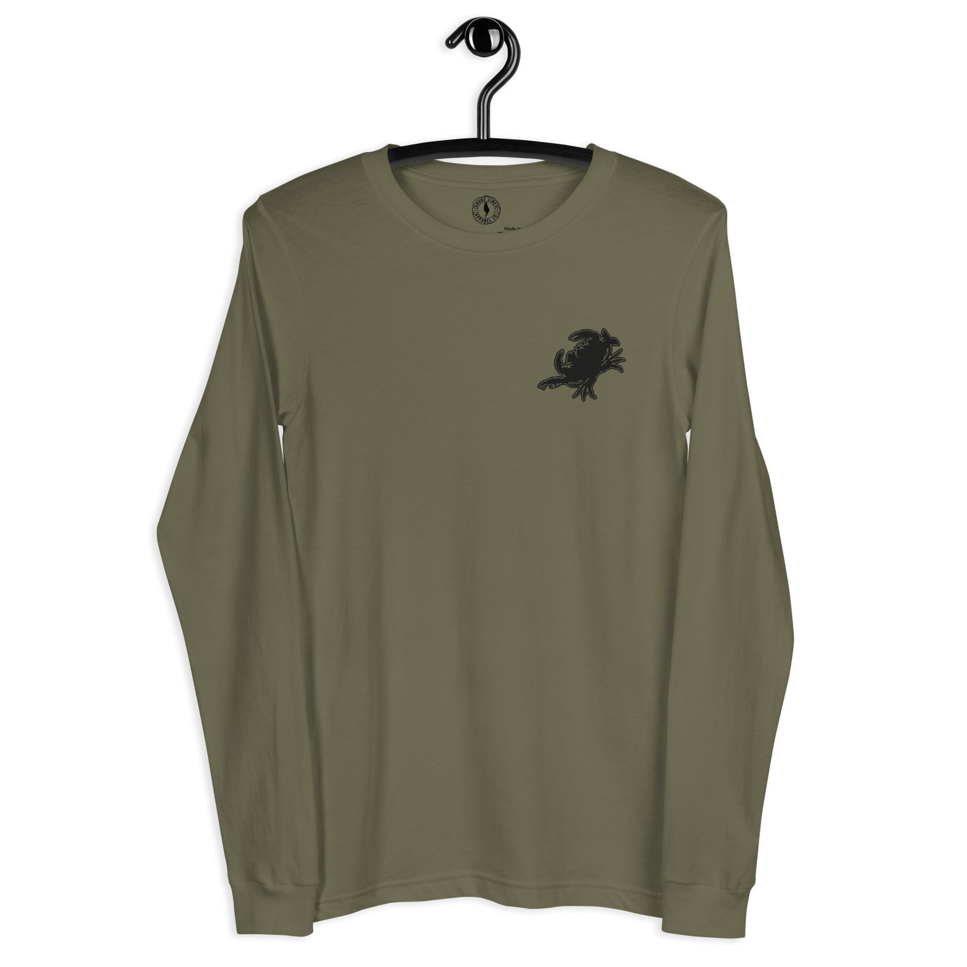 Simple Core LS-militarygreen-Shore Lines Apparel Co.