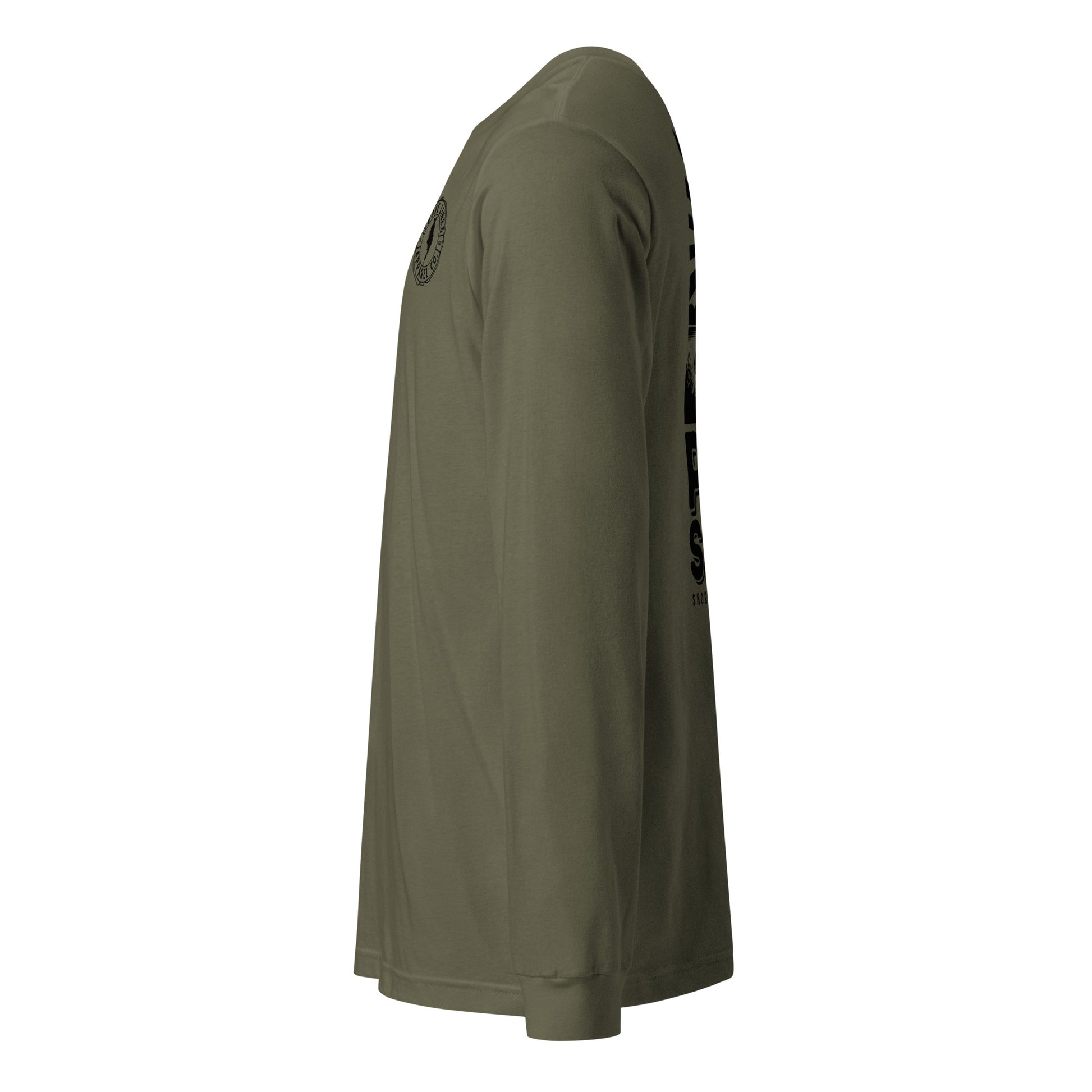Pure Shore | LS-militarygreen-Shore Lines Apparel Co.