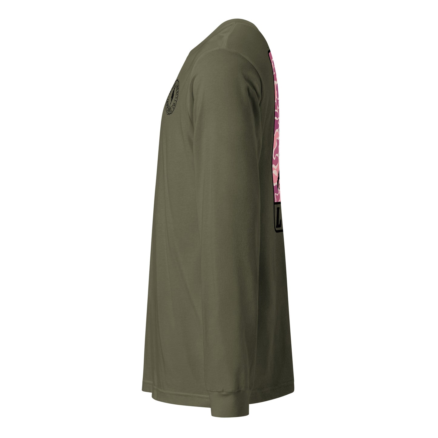 LOCAL (pink) | Long Sleeve P-militarygreen-Shore Lines Apparel Co.