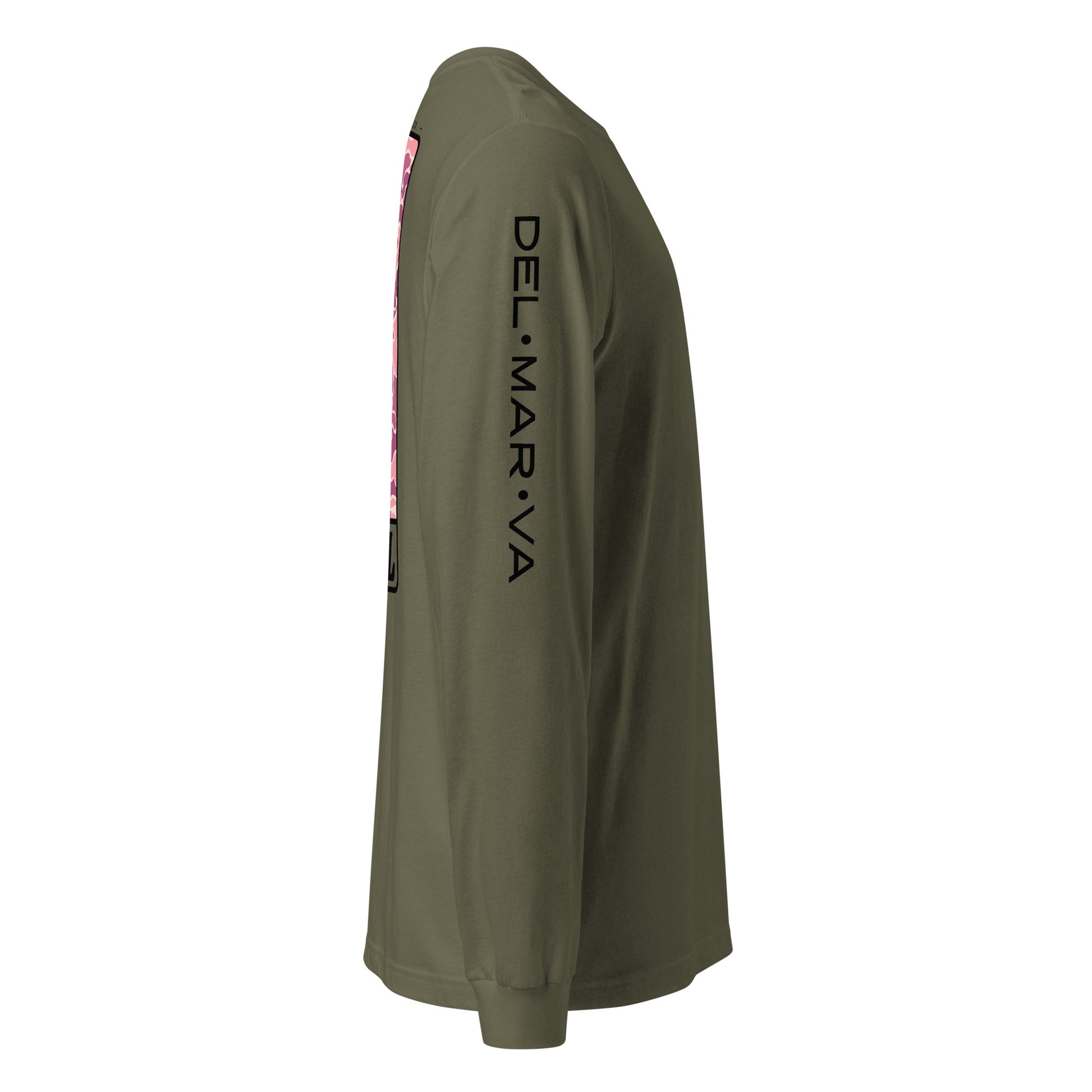 LOCAL (pink) | Core LS P-militarygreen-Shore Lines Apparel Co.