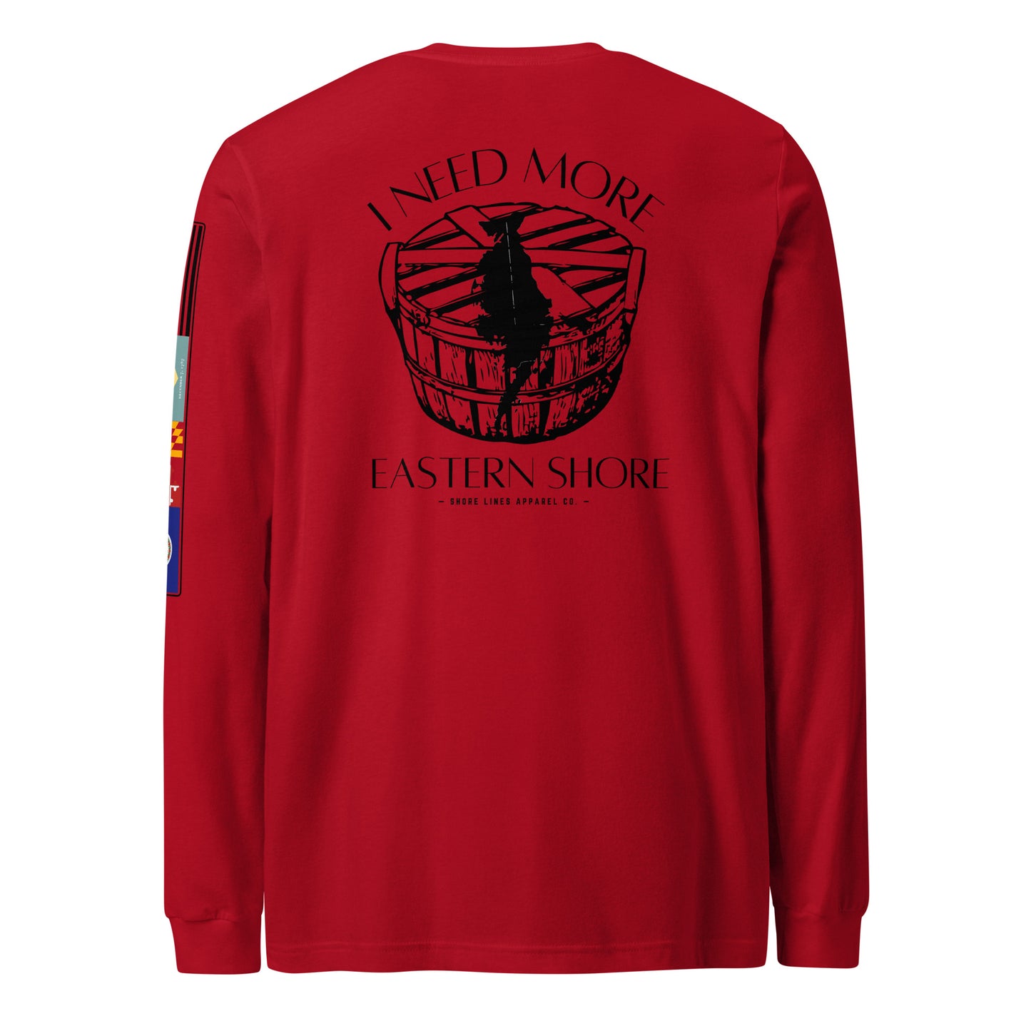 Need More Eastern Shore | Core LS P-red-Shore Lines Apparel Co.