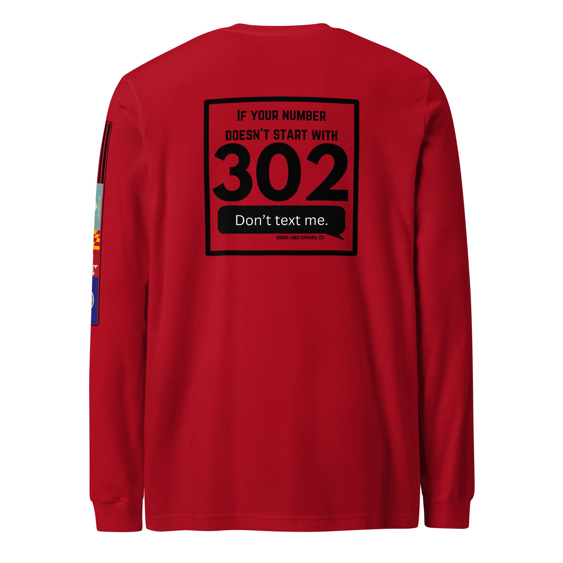 302 Area Code | Core LS P-red-Shore Lines Apparel Co.