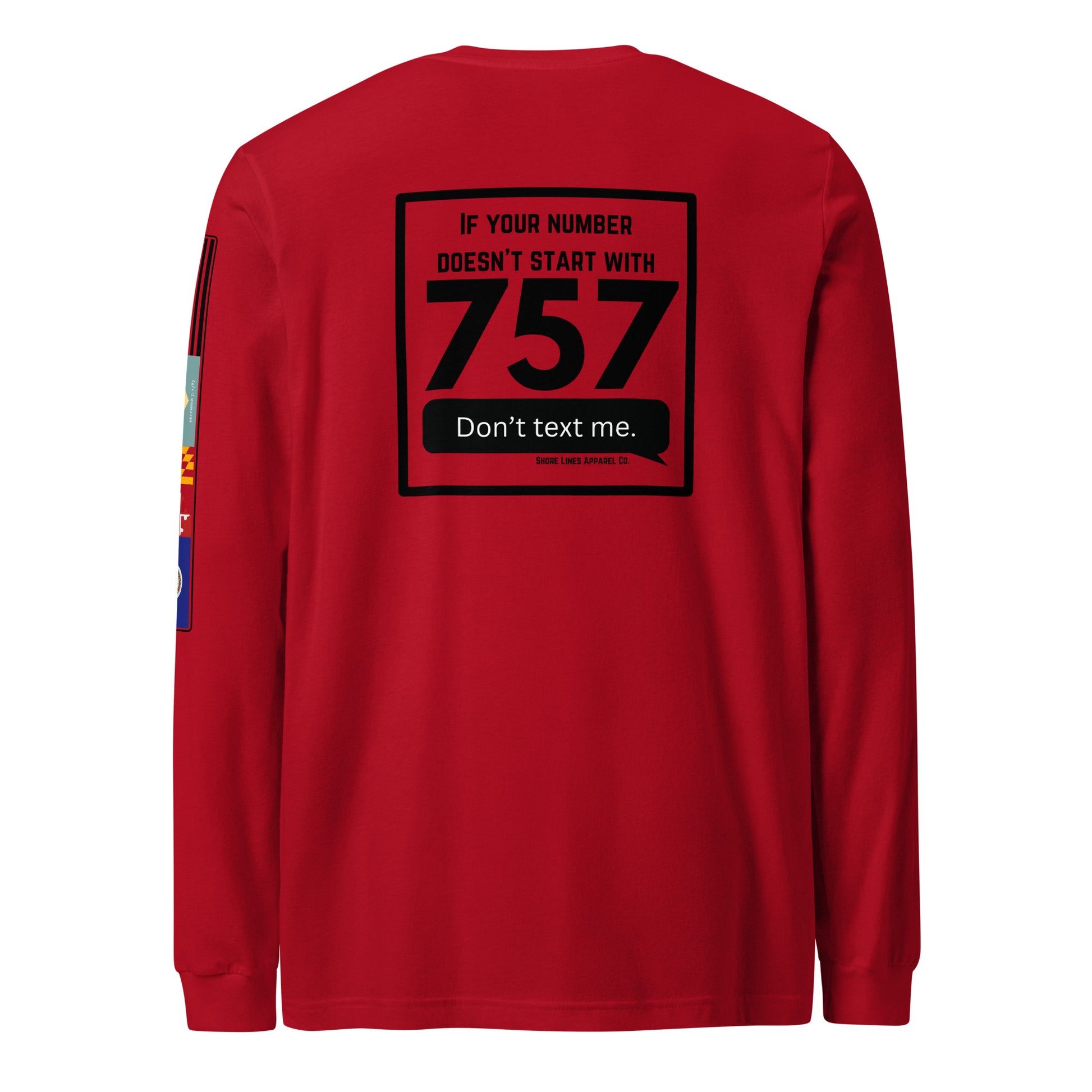 757 Area Code | Core LS P-red-Shore Lines Apparel Co.