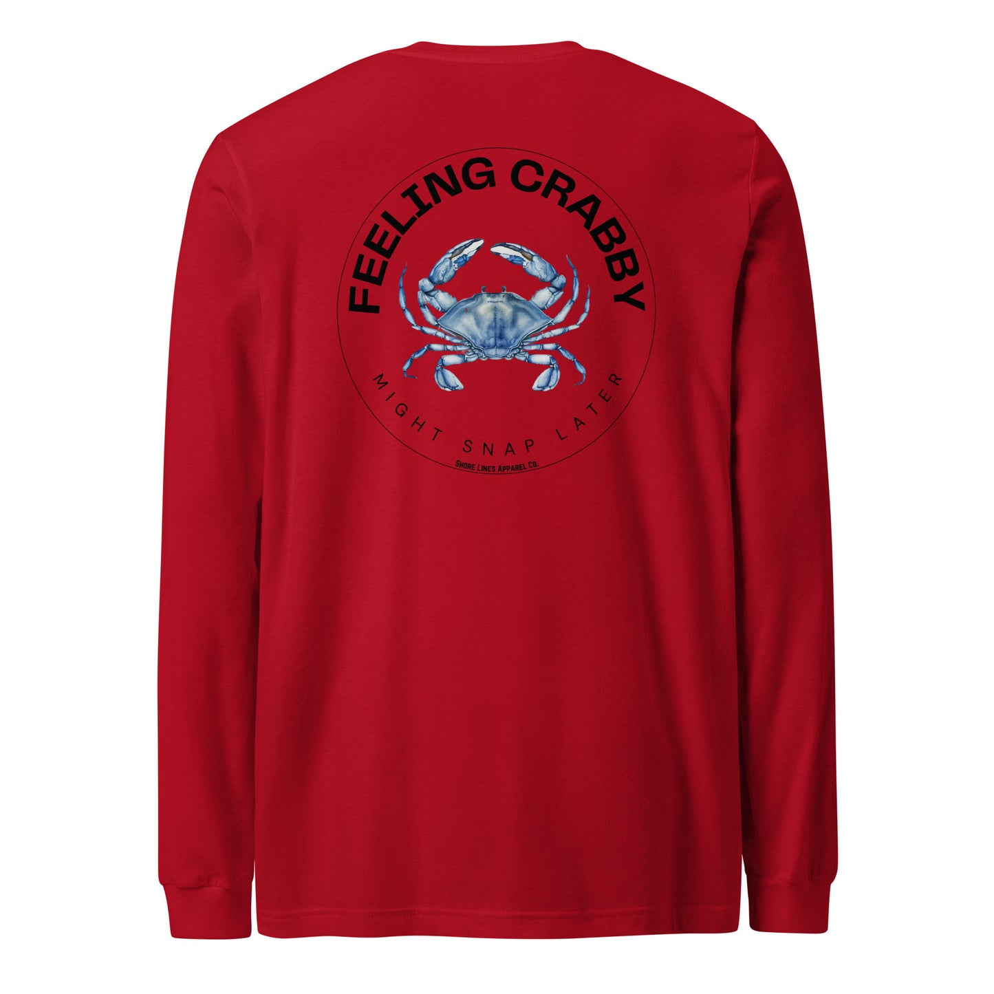 Feeling Crabby | Core LS-red-Shore Lines Apparel Co.