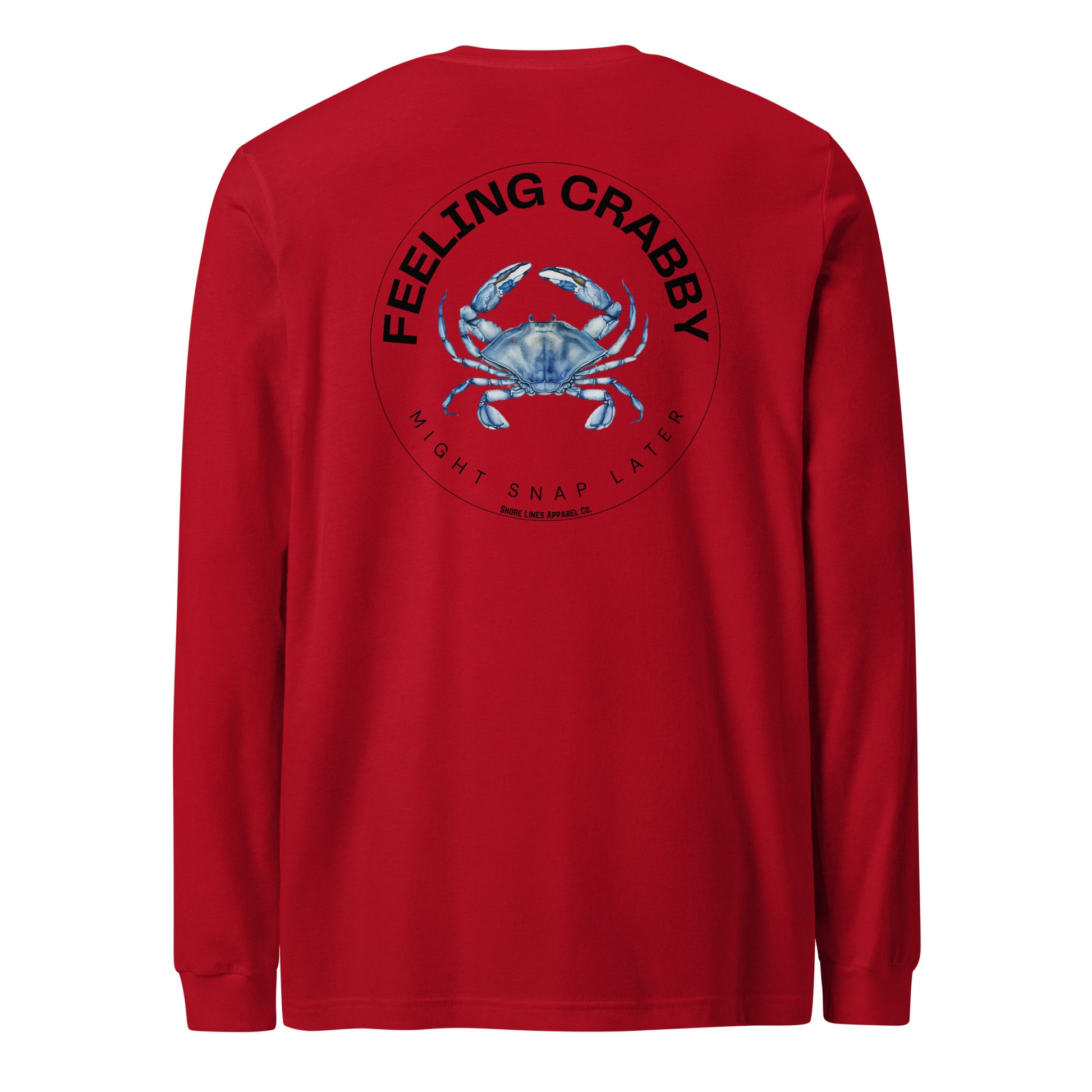 Feeling Crabby | Core LS-red-Shore Lines Apparel Co.