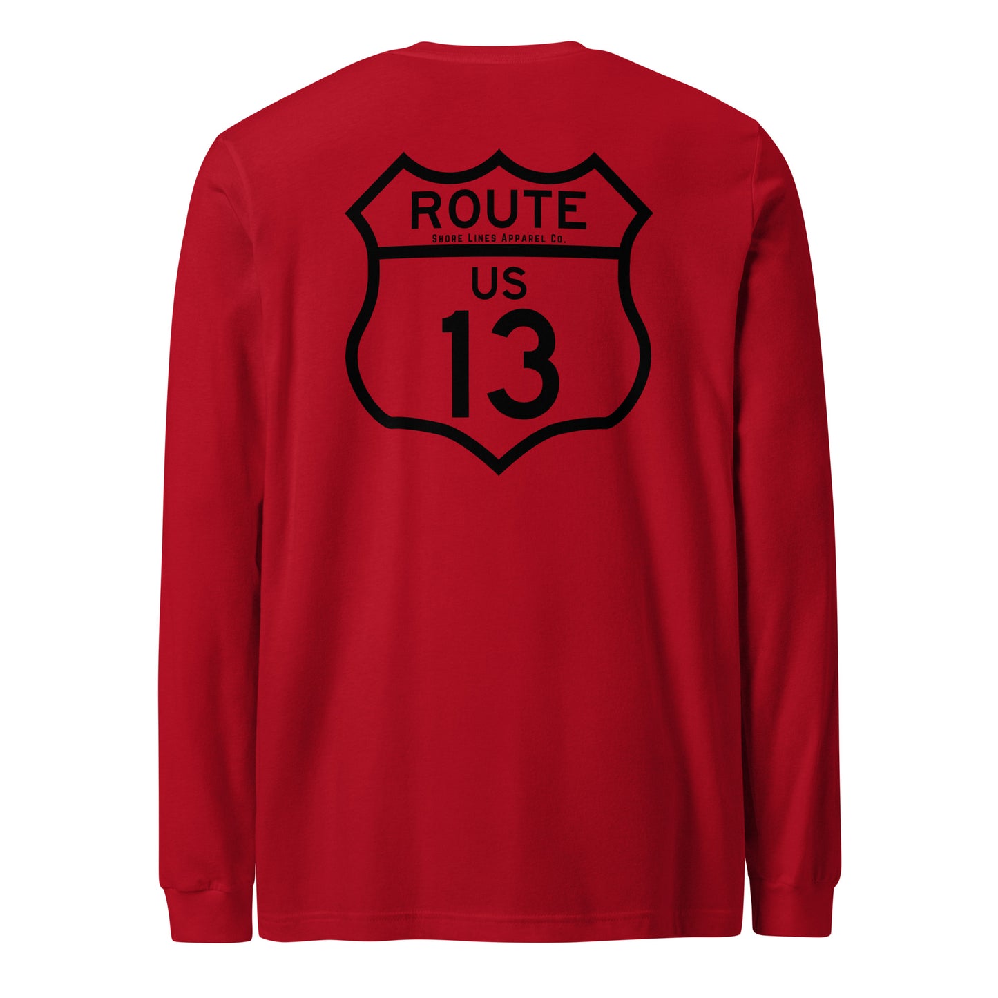 Route 13 | Core LS-red-Shore Lines Apparel Co.