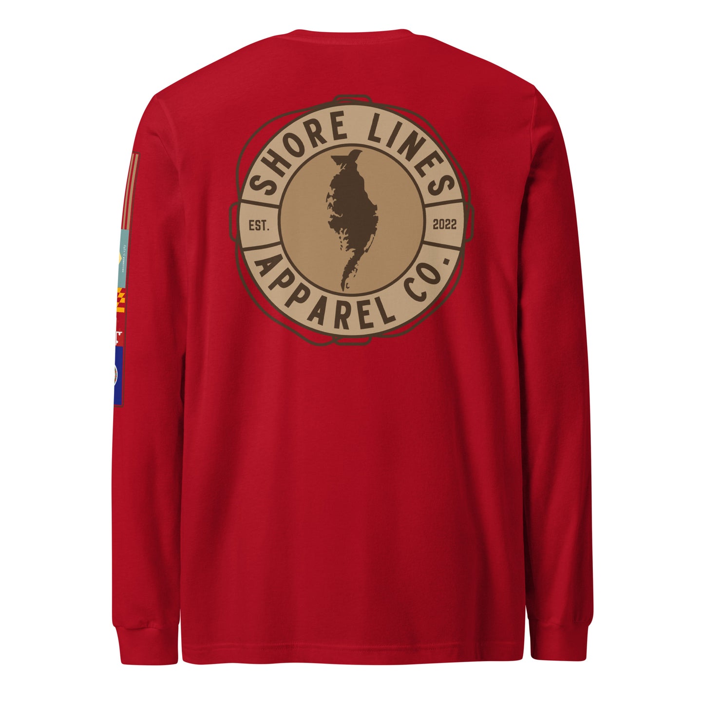 Shore Lines™ Espresso | Core LS P-red-Shore Lines Apparel Co.