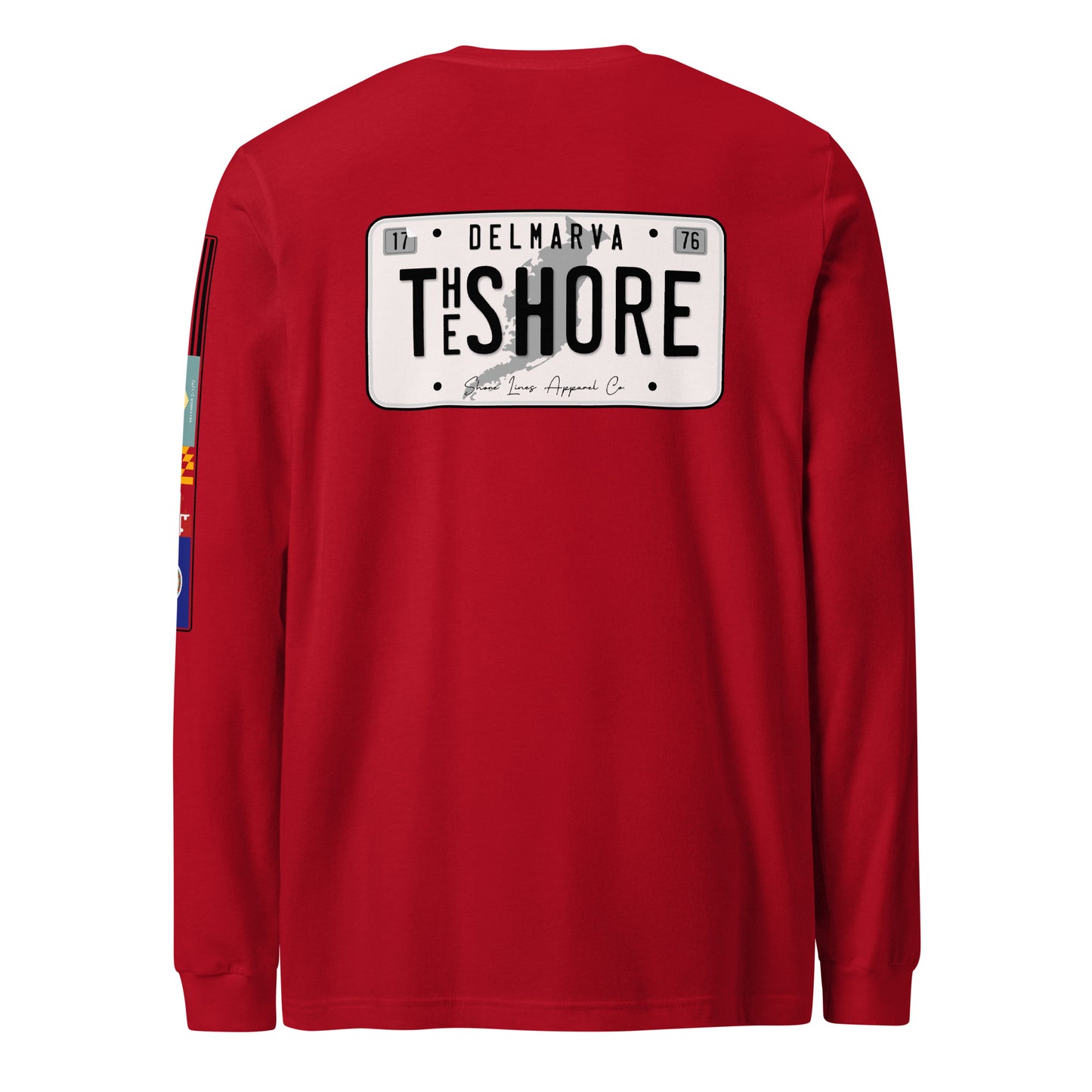 License Plate | Core LS P-red-Shore Lines Apparel Co.