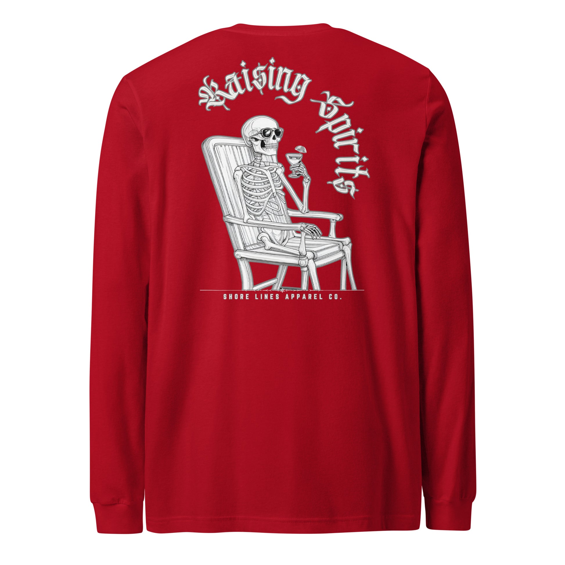 Raising Spirits | Core LS-red-Shore Lines Apparel Co.
