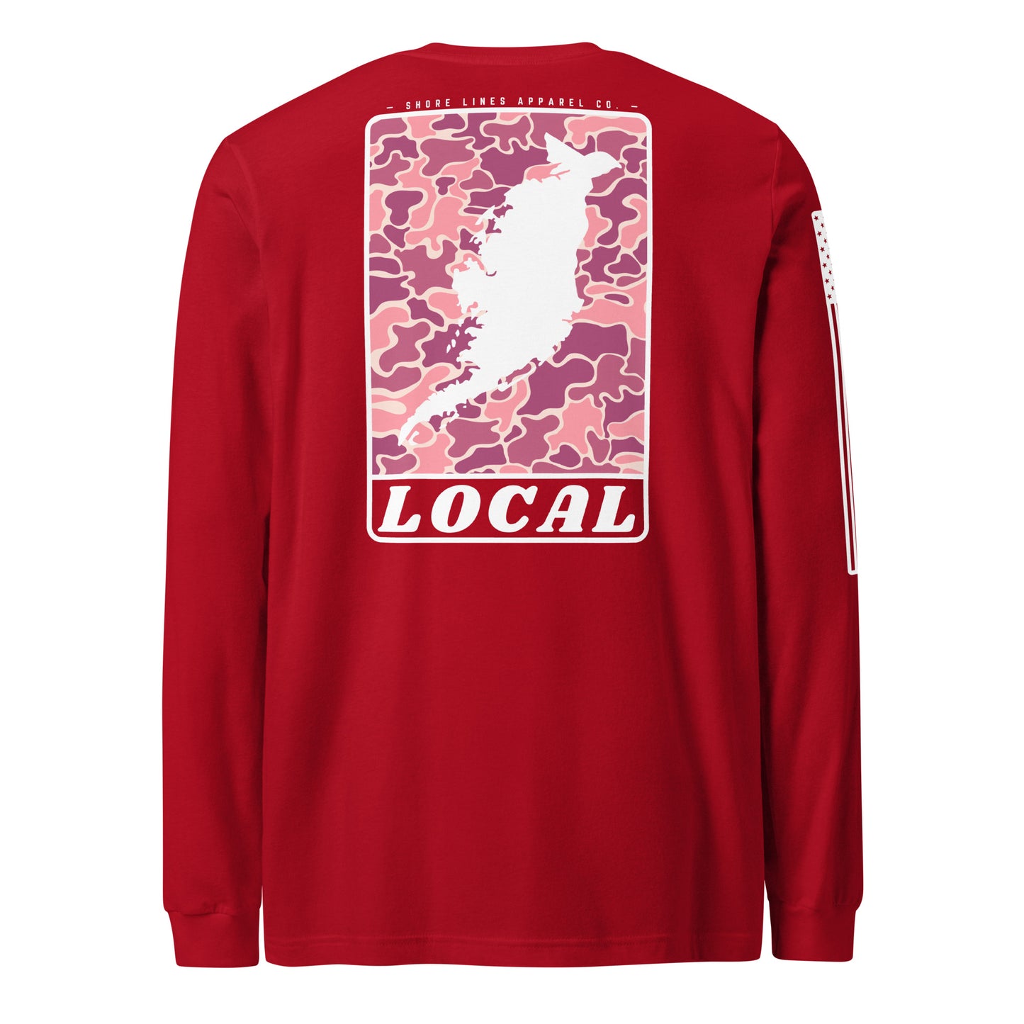 LOCAL (pink) | Long Sleeve P-red-Shore Lines Apparel Co.