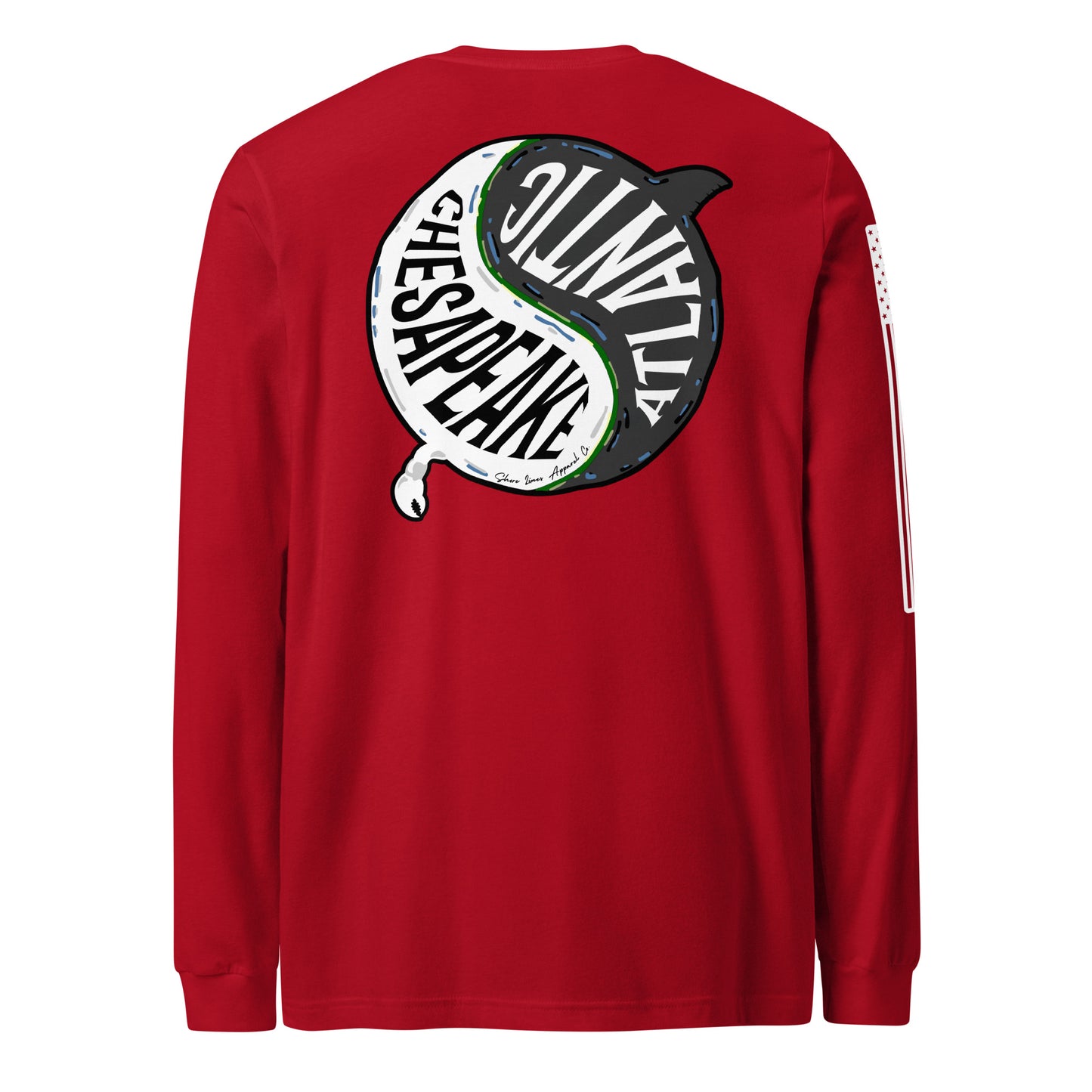 Chesapeake Atlantic | Long Sleeve P-red-Shore Lines Apparel Co.™