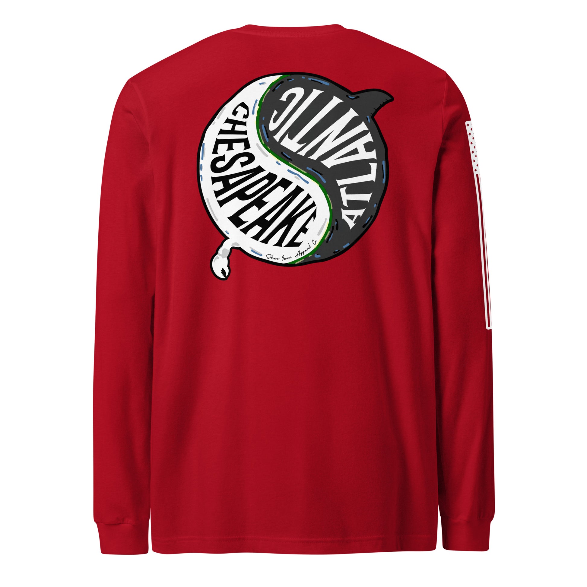 Chesapeake Atlantic | Long Sleeve P-red-Shore Lines Apparel Co.™