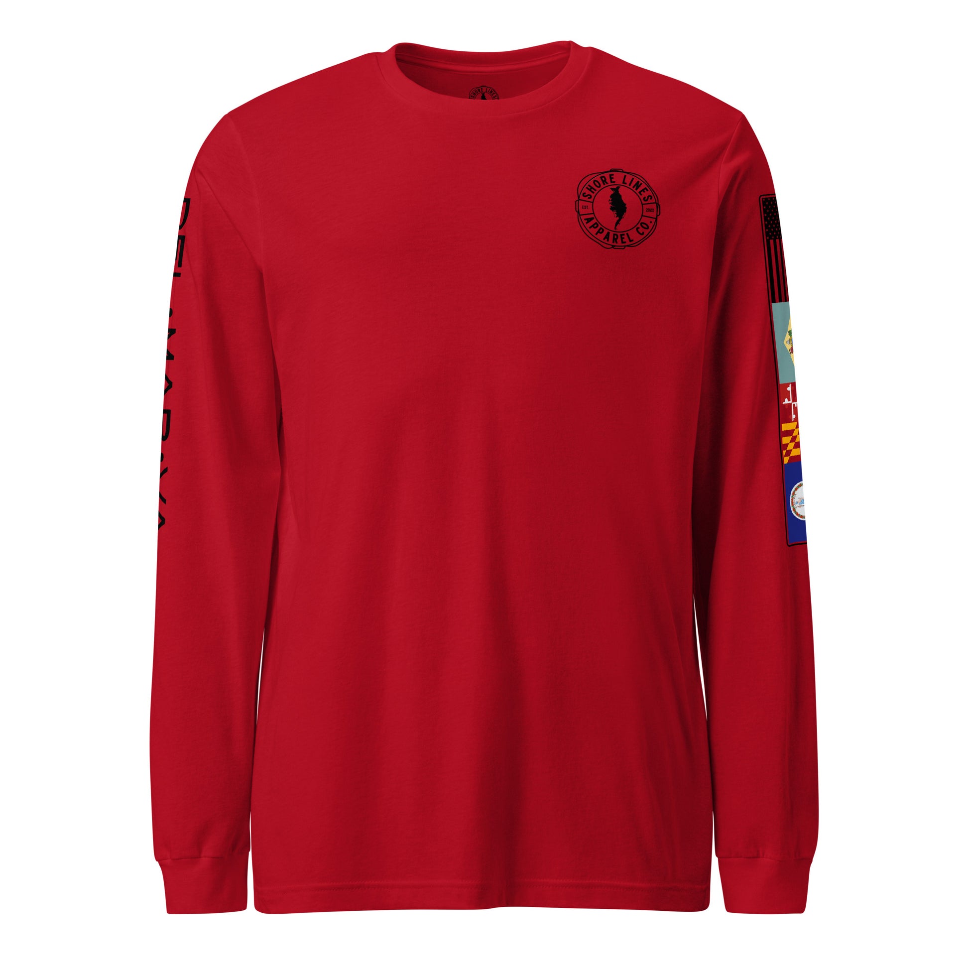 The Right Side CBBT | Core LS P-red-Shore Lines Apparel Co.