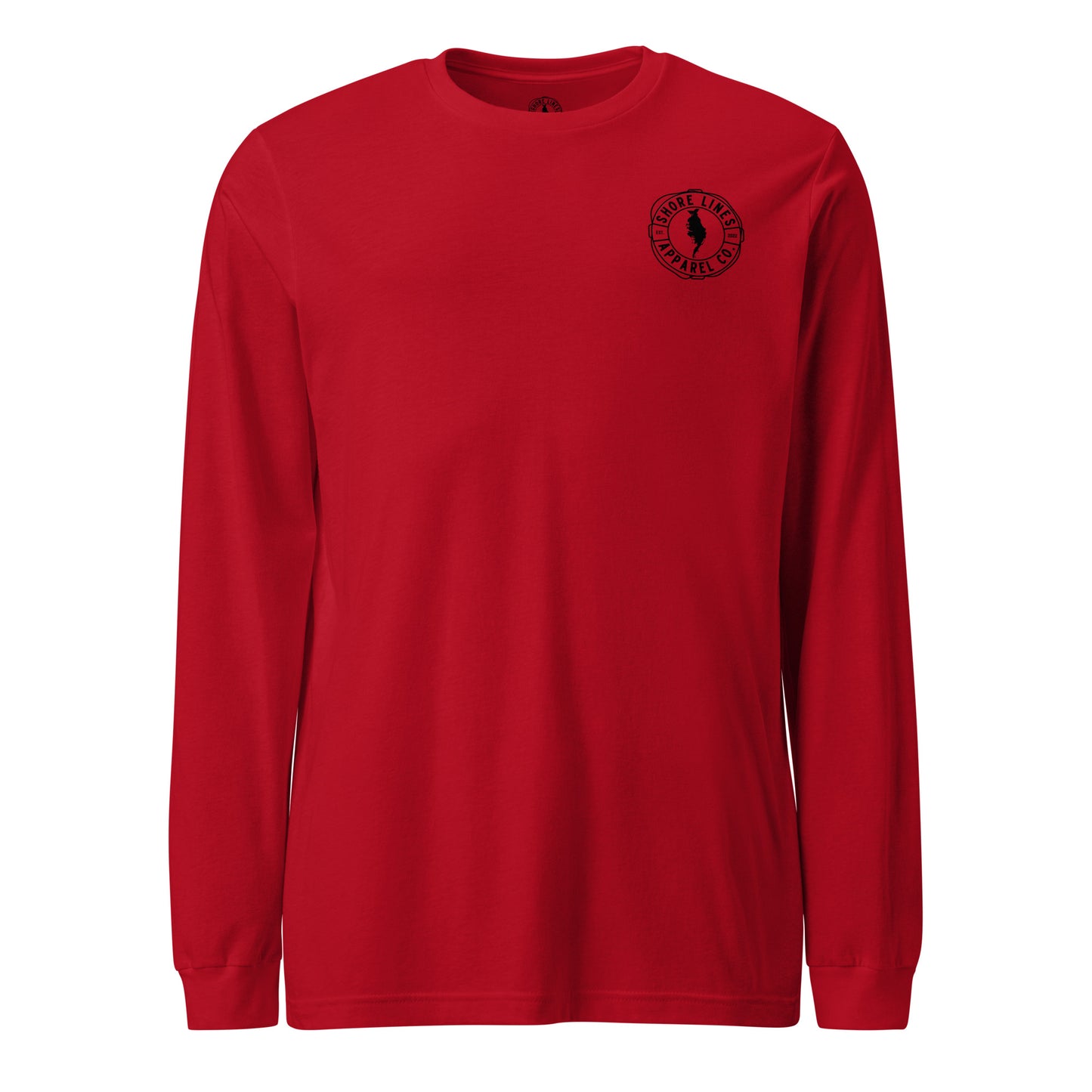 410 Area Code | Core LS-red-Shore Lines Apparel Co.