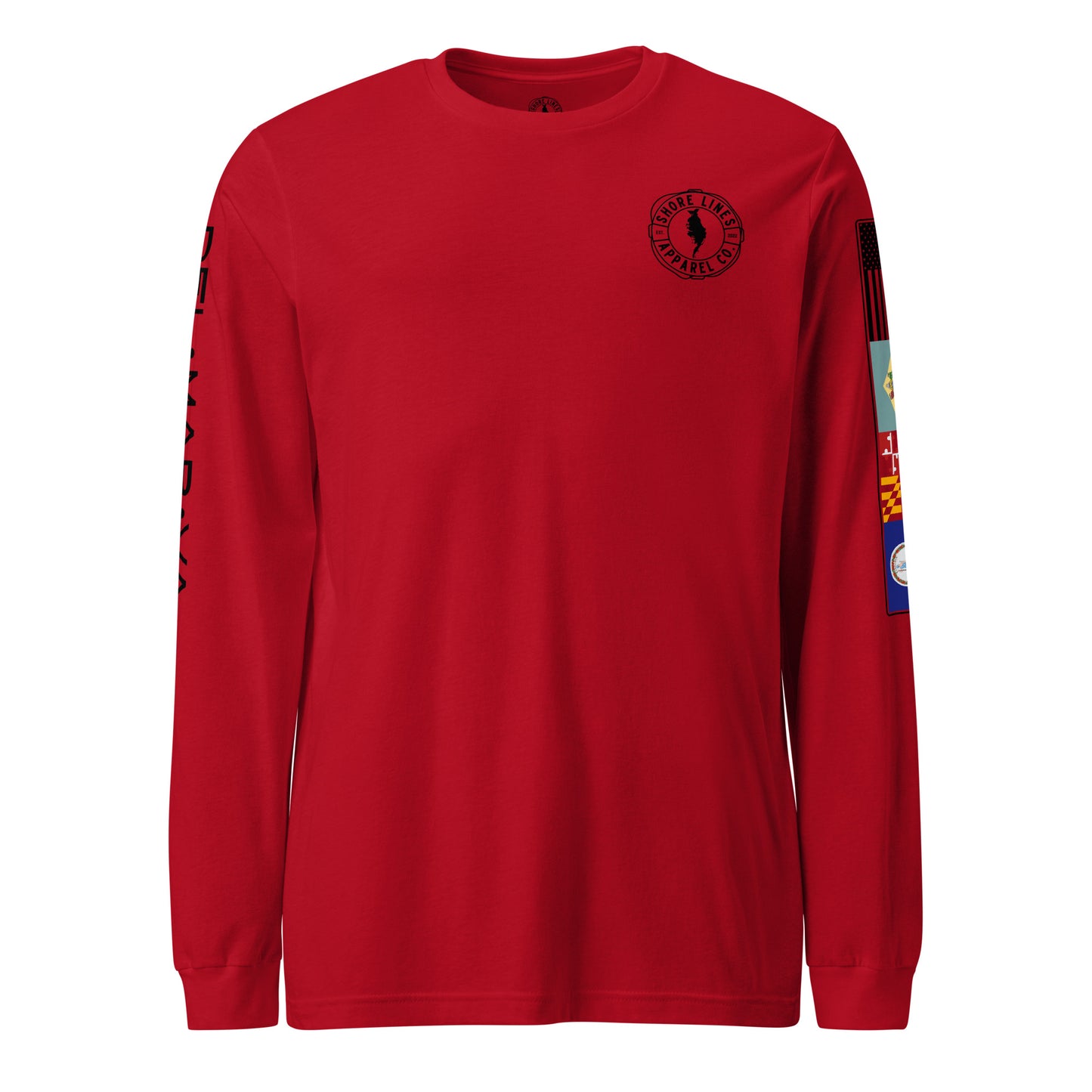 Hunt | Core LS P-red-Shore Lines Apparel Co.