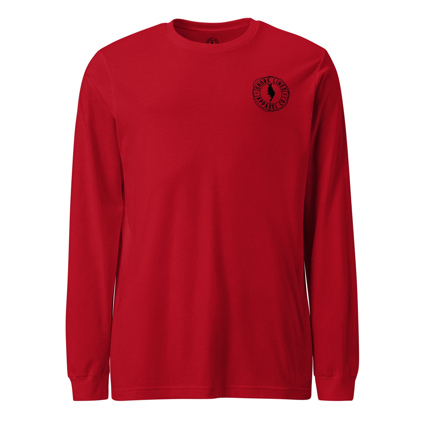 The First State | Core LS-red-Shore Lines Apparel Co.