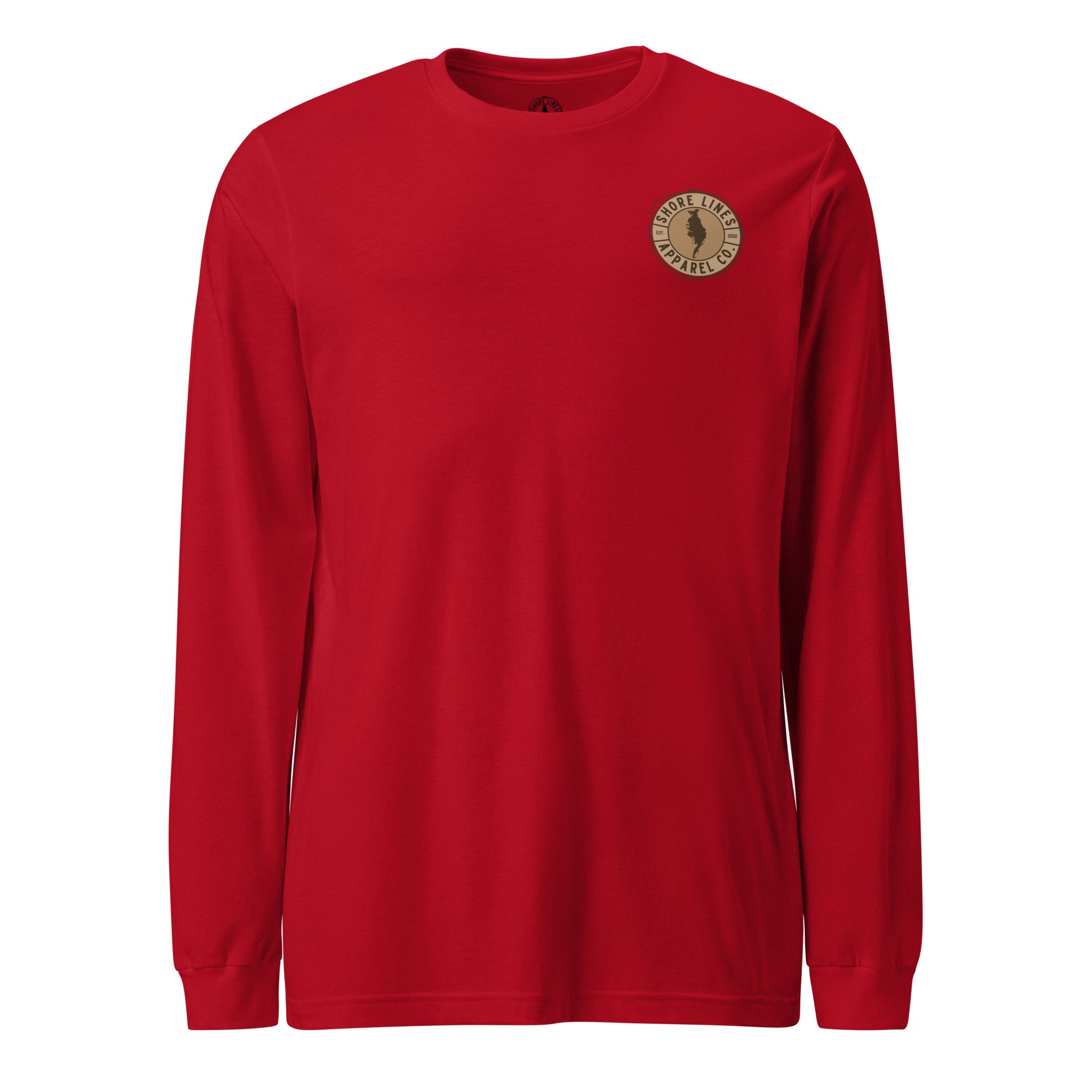 Shore Lines™ Espresso | Core LS-red-Shore Lines Apparel Co.