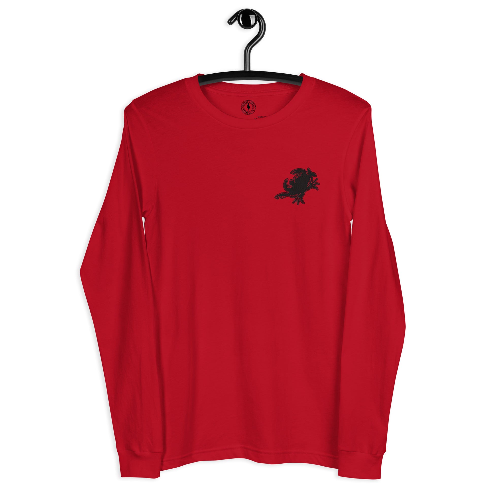 Simple Core LS-red-Shore Lines Apparel Co.