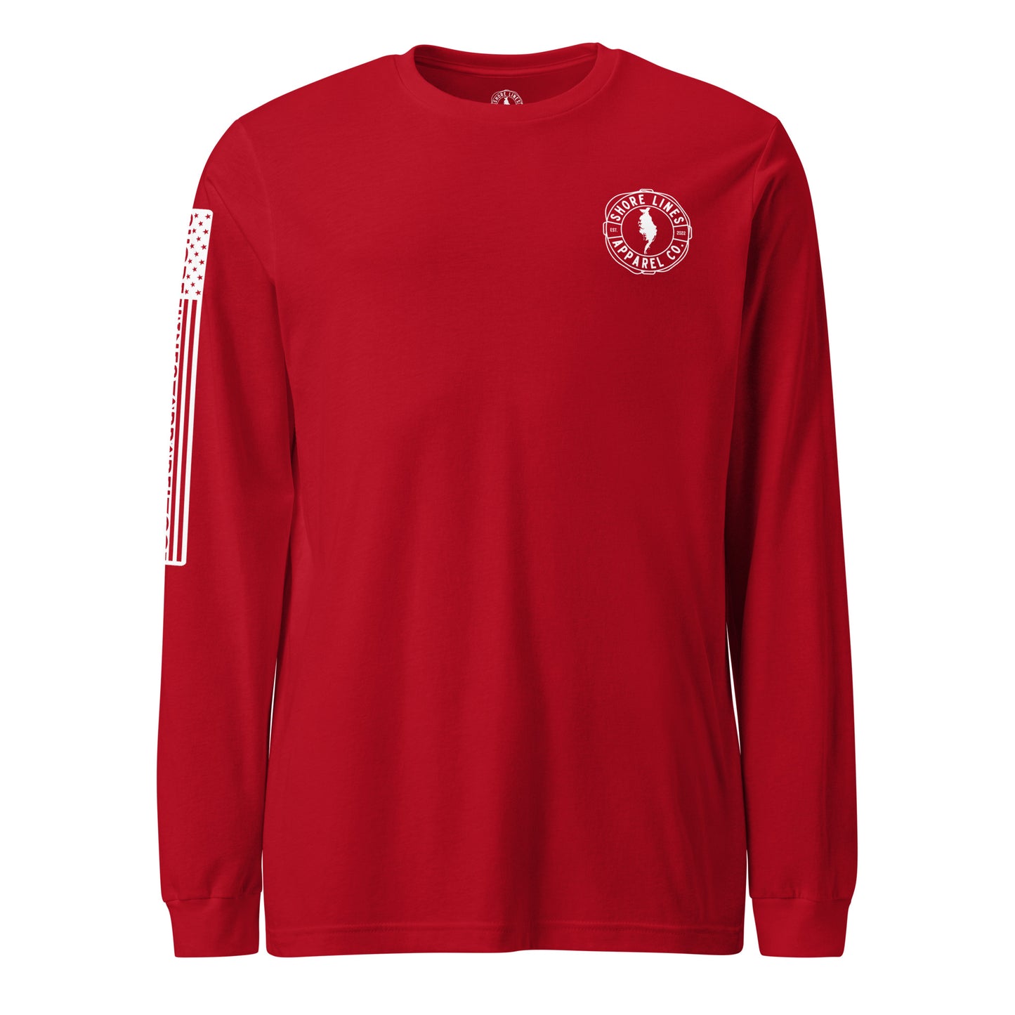 The Right Side CBB | Long Sleeve P-red-Shore Lines Apparel Co.