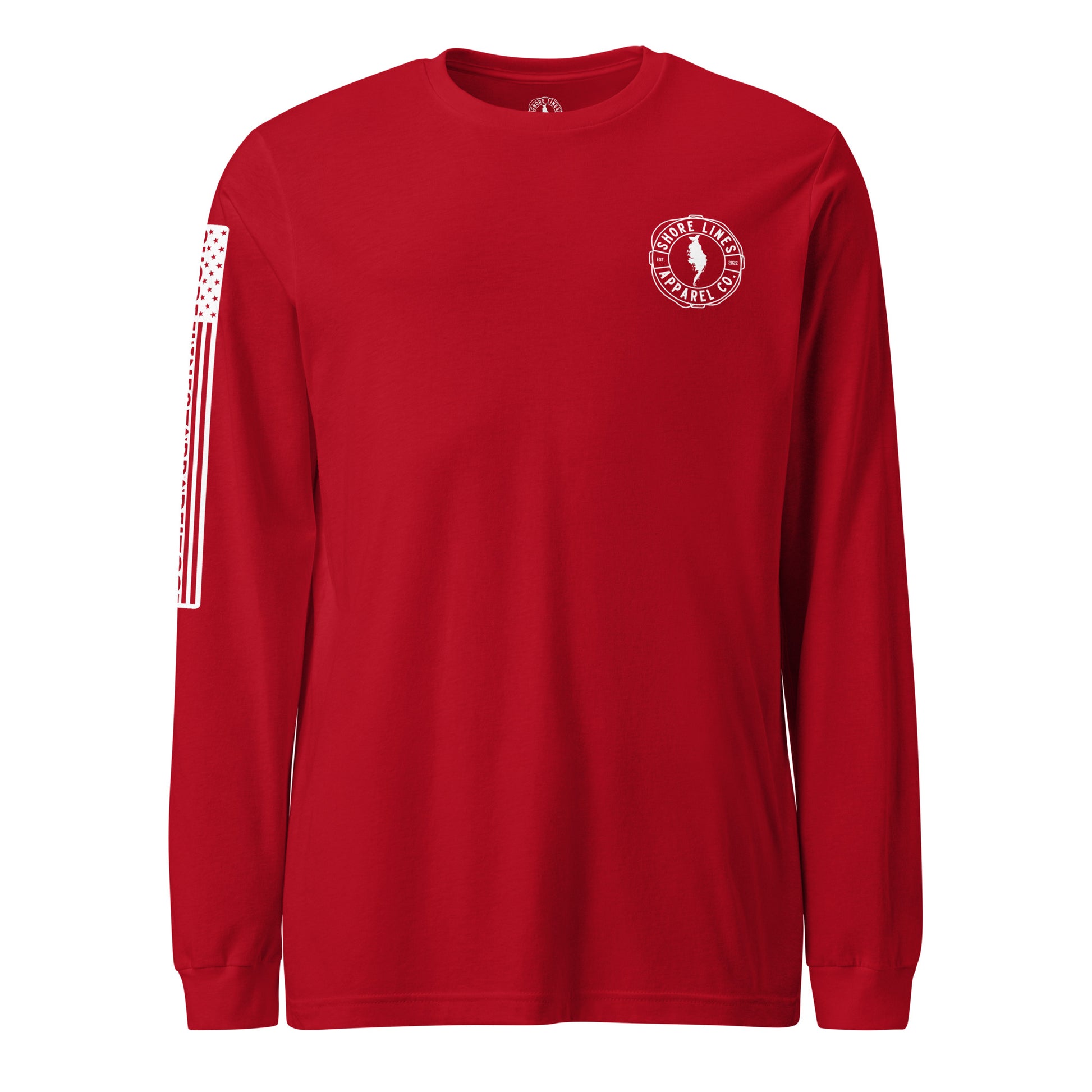 Maryland | Long Sleeve P-red-Shore Lines Apparel Co.