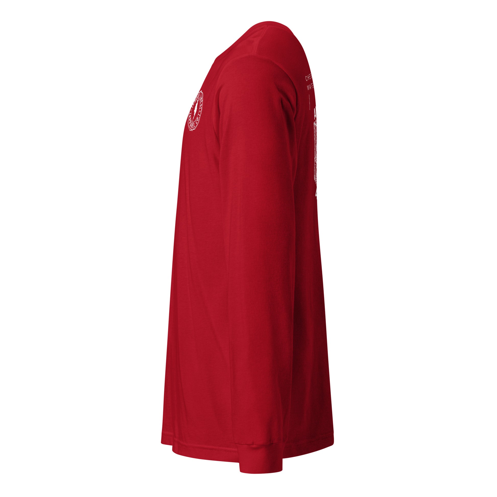 A Waterman's Day | Long Sleeve-red-Shore Lines Apparel Co.