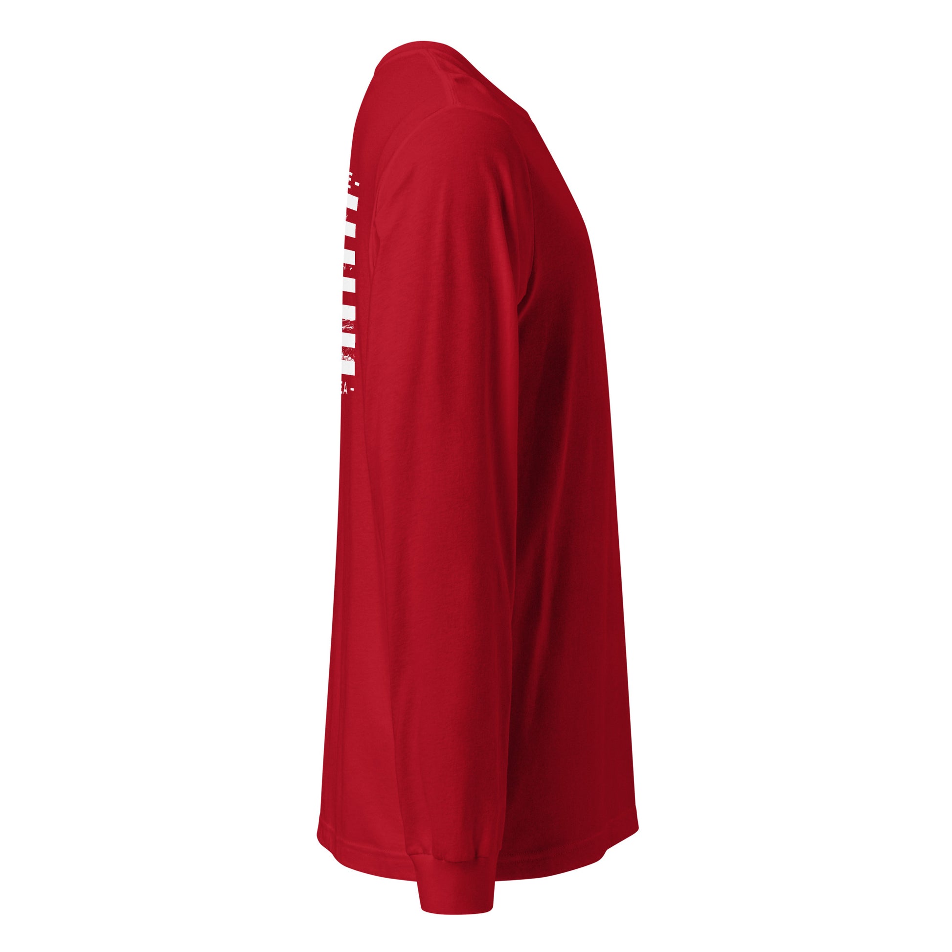 Born Free Raised at Sea | Long Sleeve-red-Shore Lines Apparel Co.