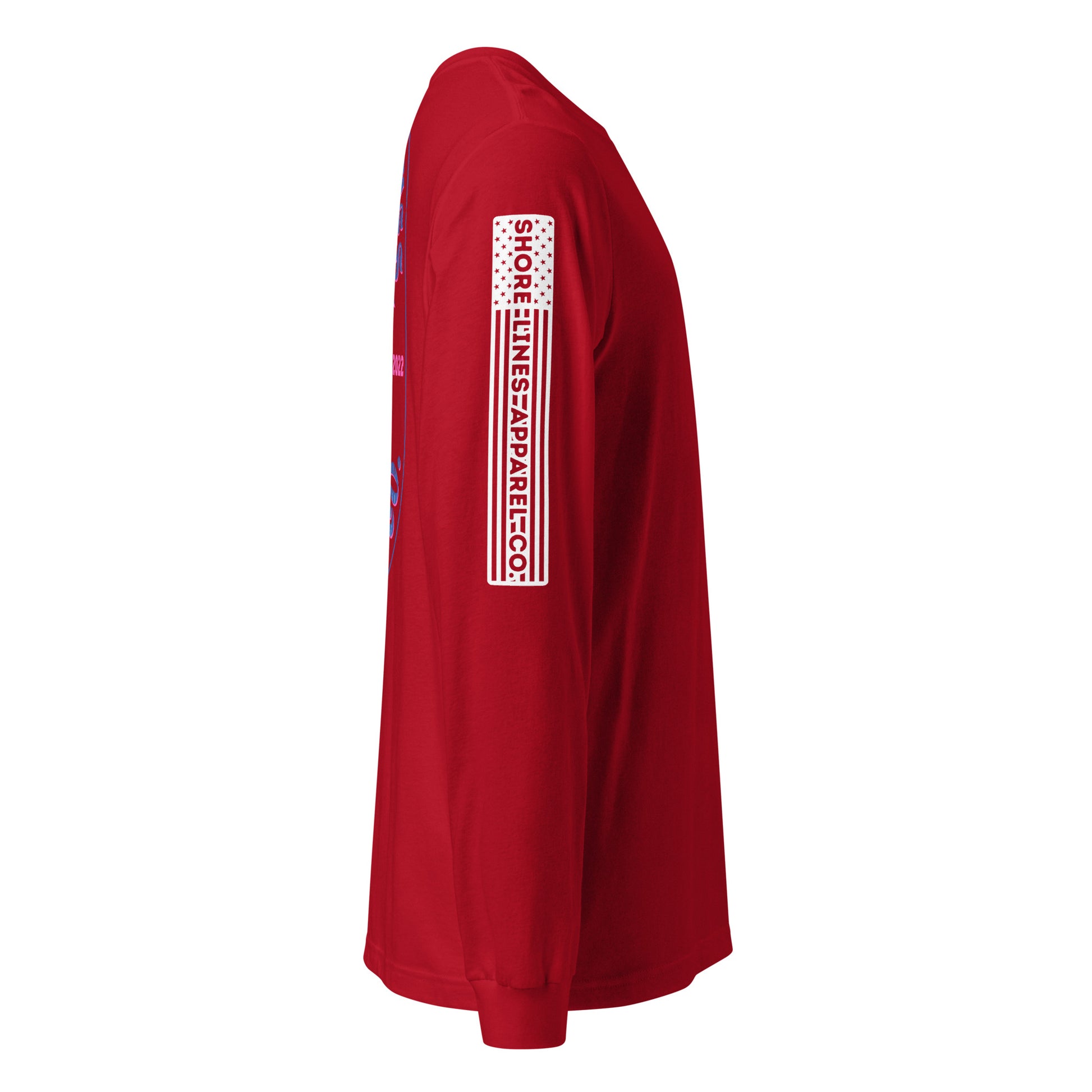 Shore Lines Retro | Long Sleeve P-red-Shore Lines Apparel Co.