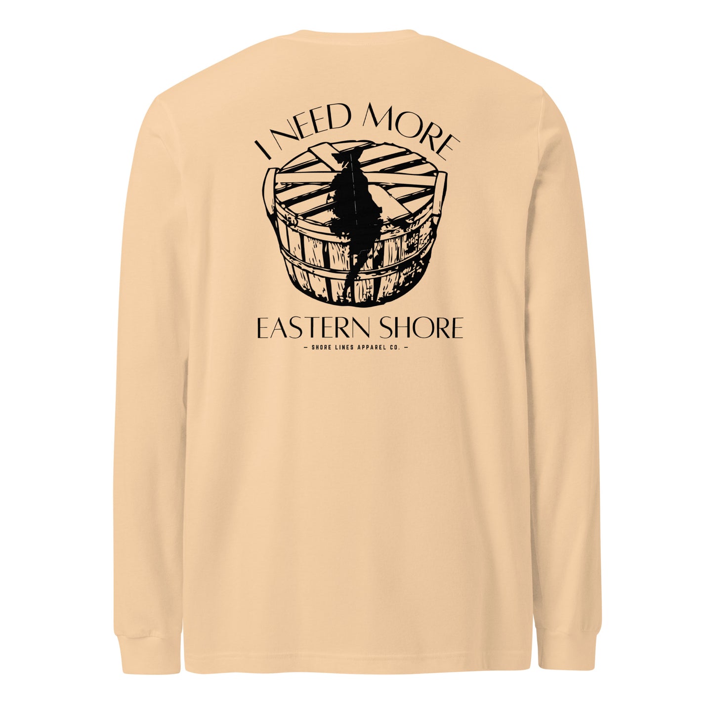 Need More Eastern Shore | Core LS-sand-Shore Lines Apparel Co.