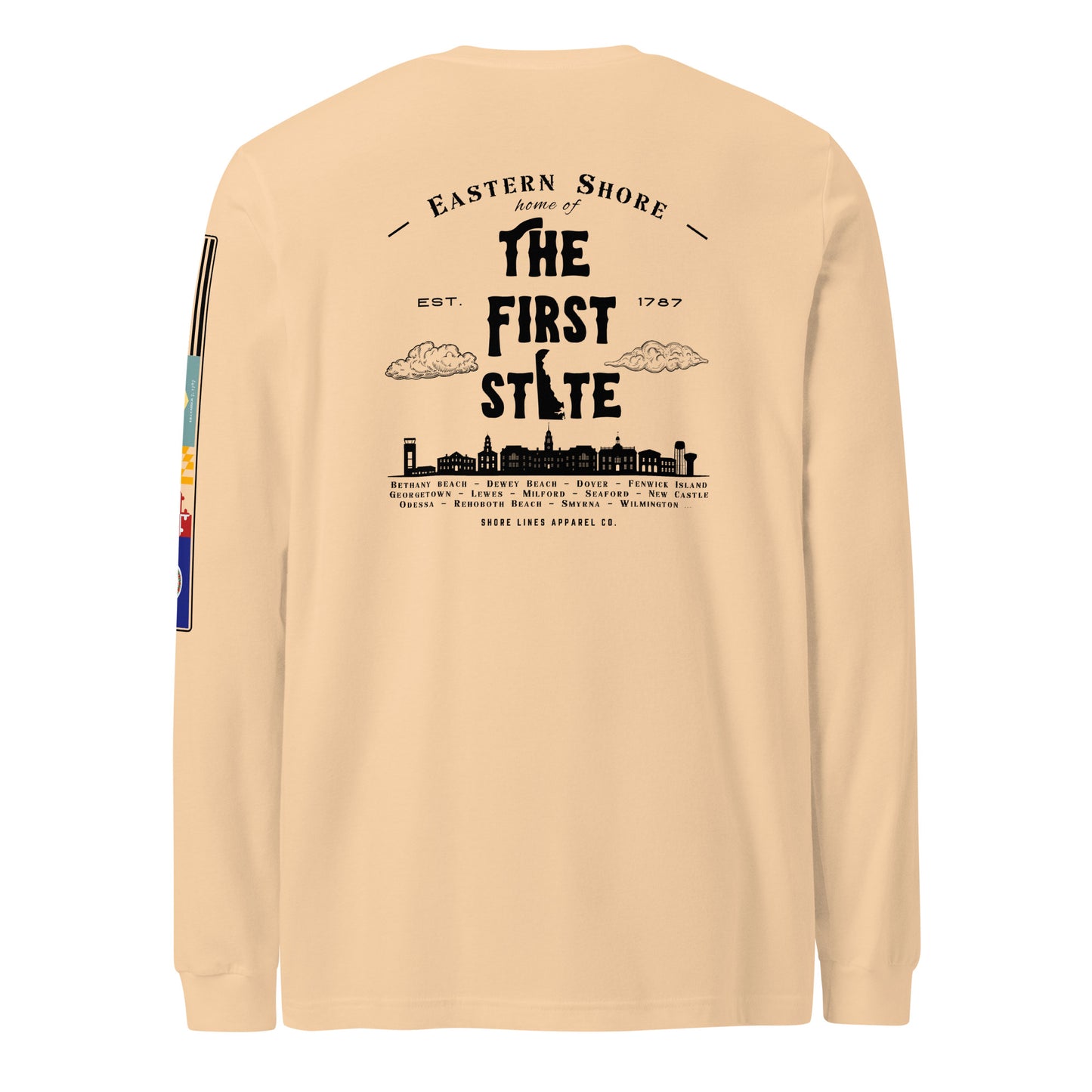 The First State | Core LS P-sand-Shore Lines Apparel Co.