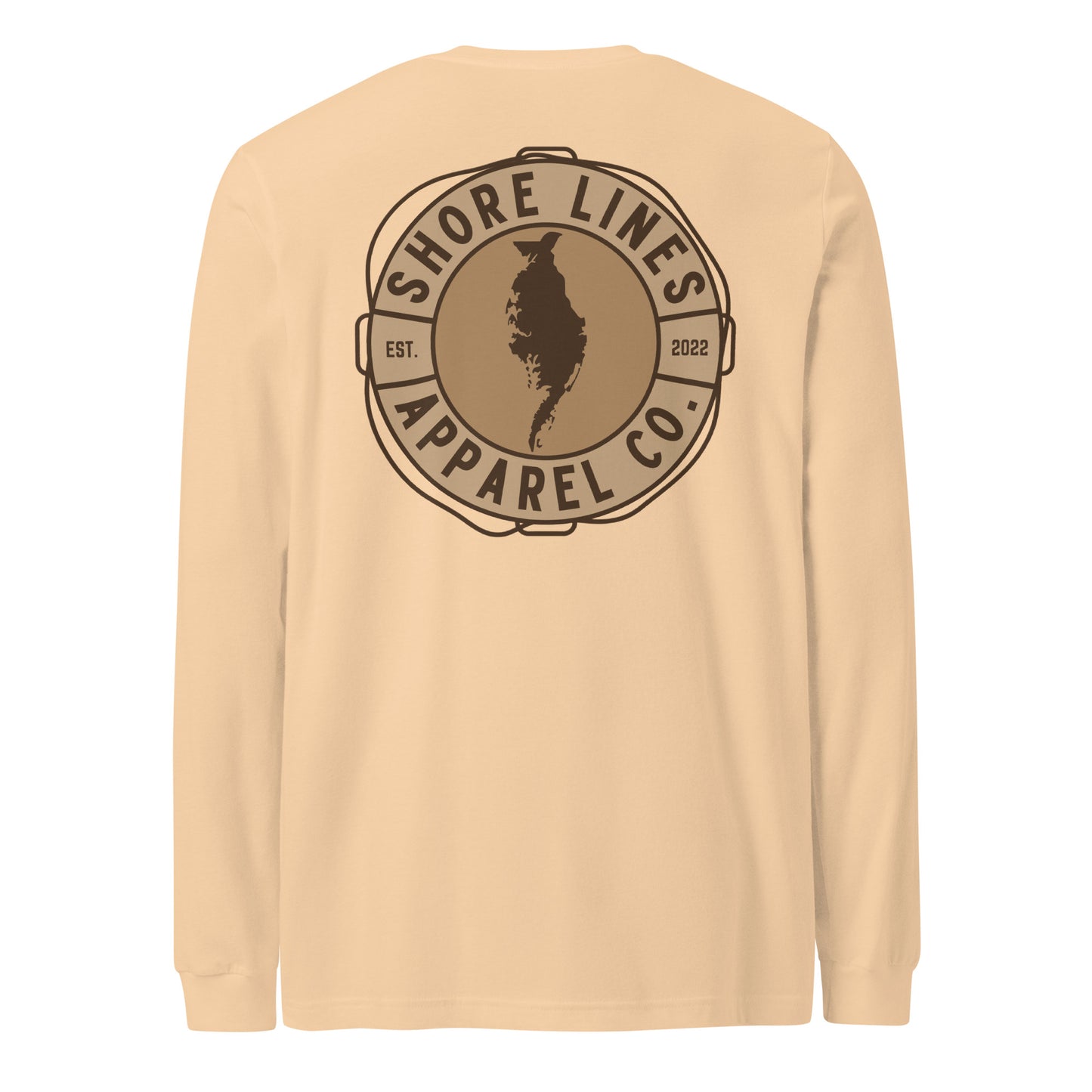 Shore Lines™ Espresso | Core LS-sand-Shore Lines Apparel Co.