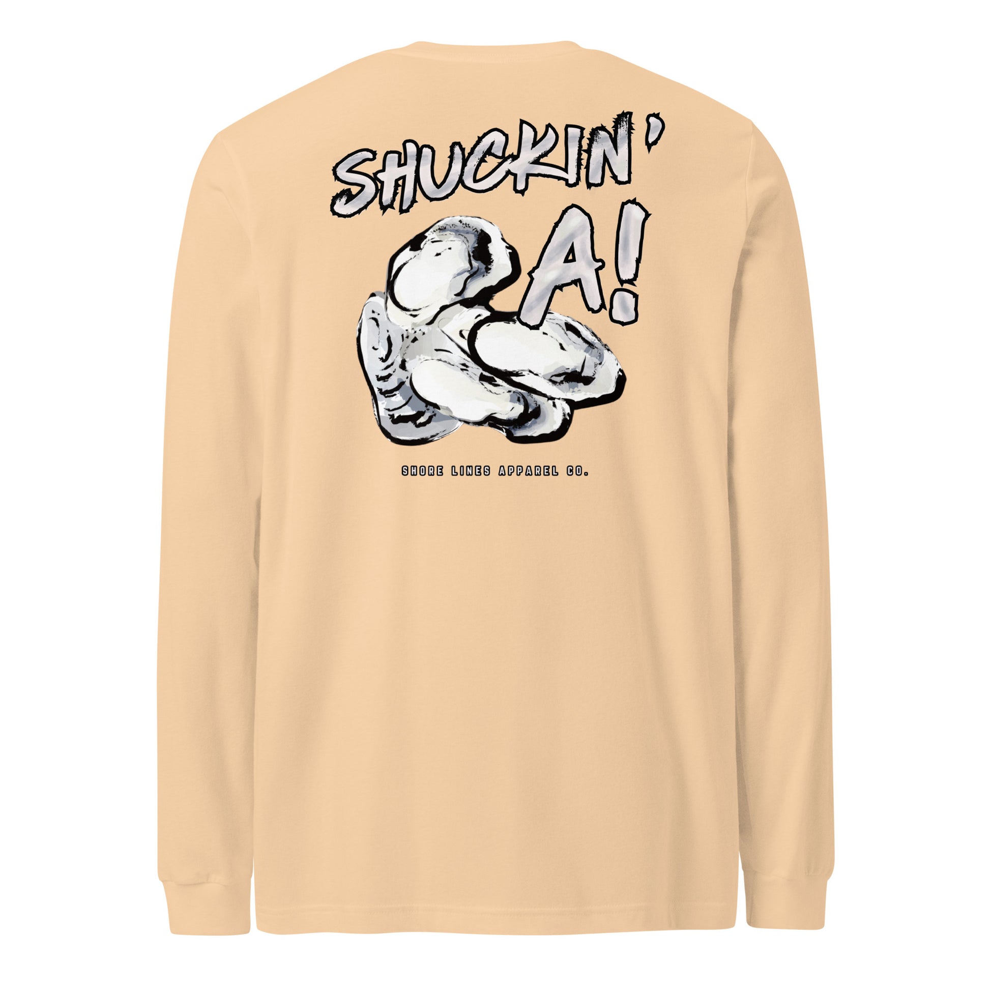 Shuckin A | Core LS-sand-Shore Lines Apparel Co.