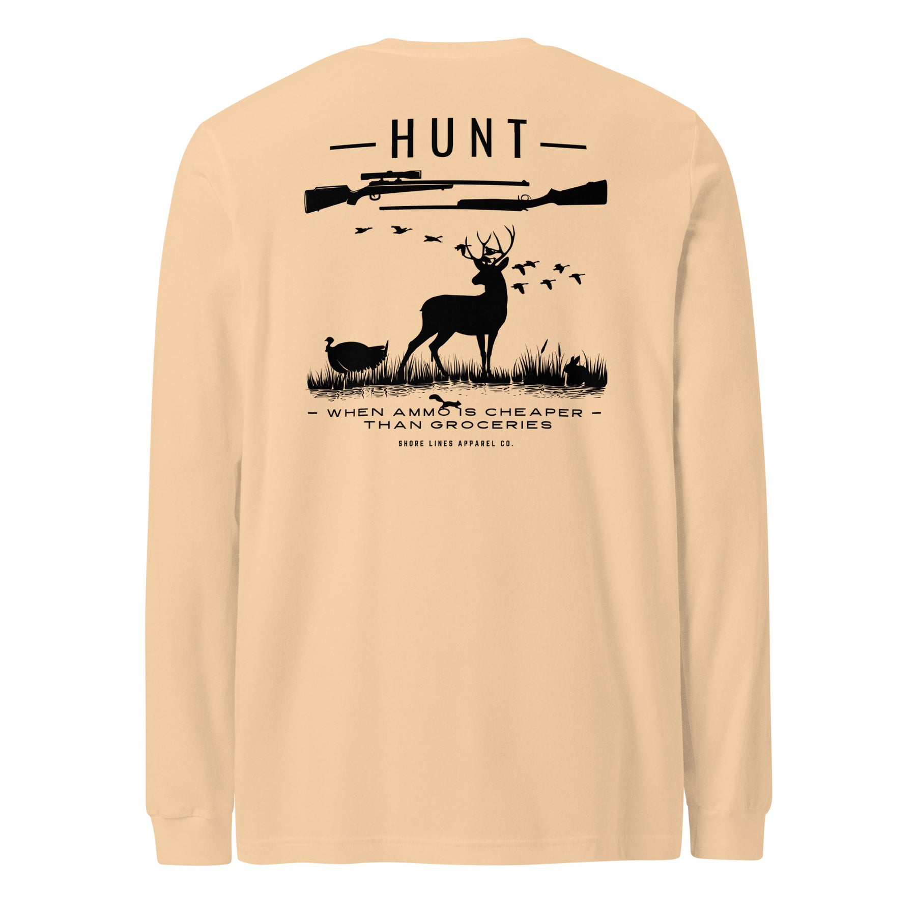 Hunt | Long Sleeve-sand-Shore Lines Apparel Co.