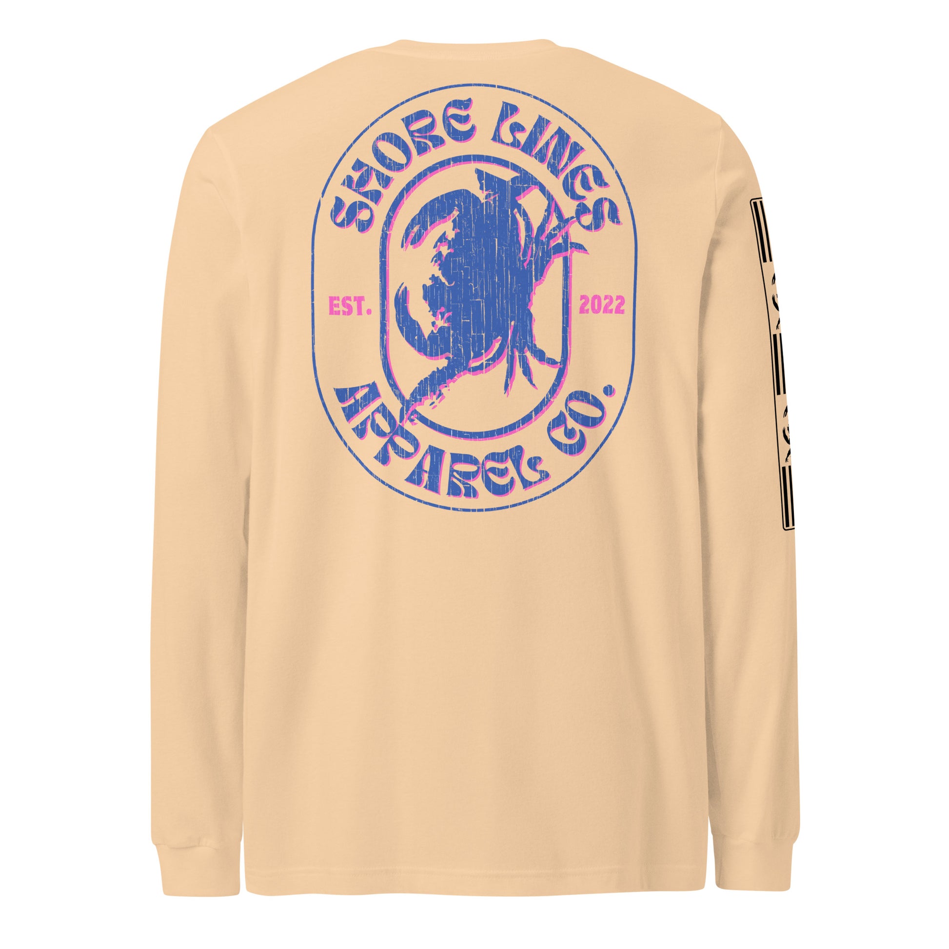 Shore Lines Retro | Long Sleeve P-sand-Shore Lines Apparel Co.