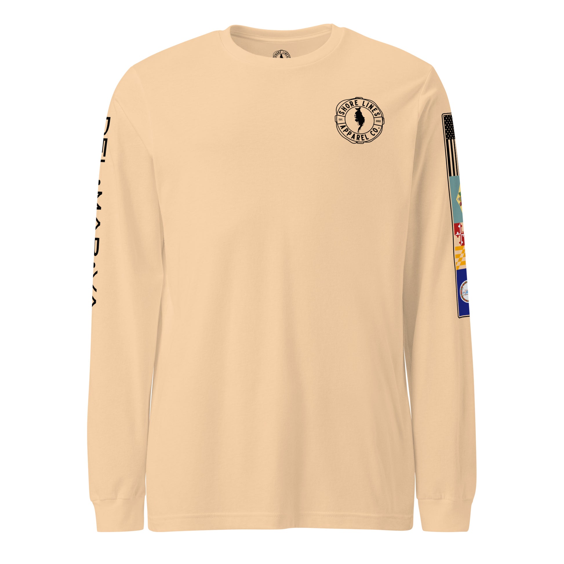 410 Area Code | Core LS P-sand-Shore Lines Apparel Co.